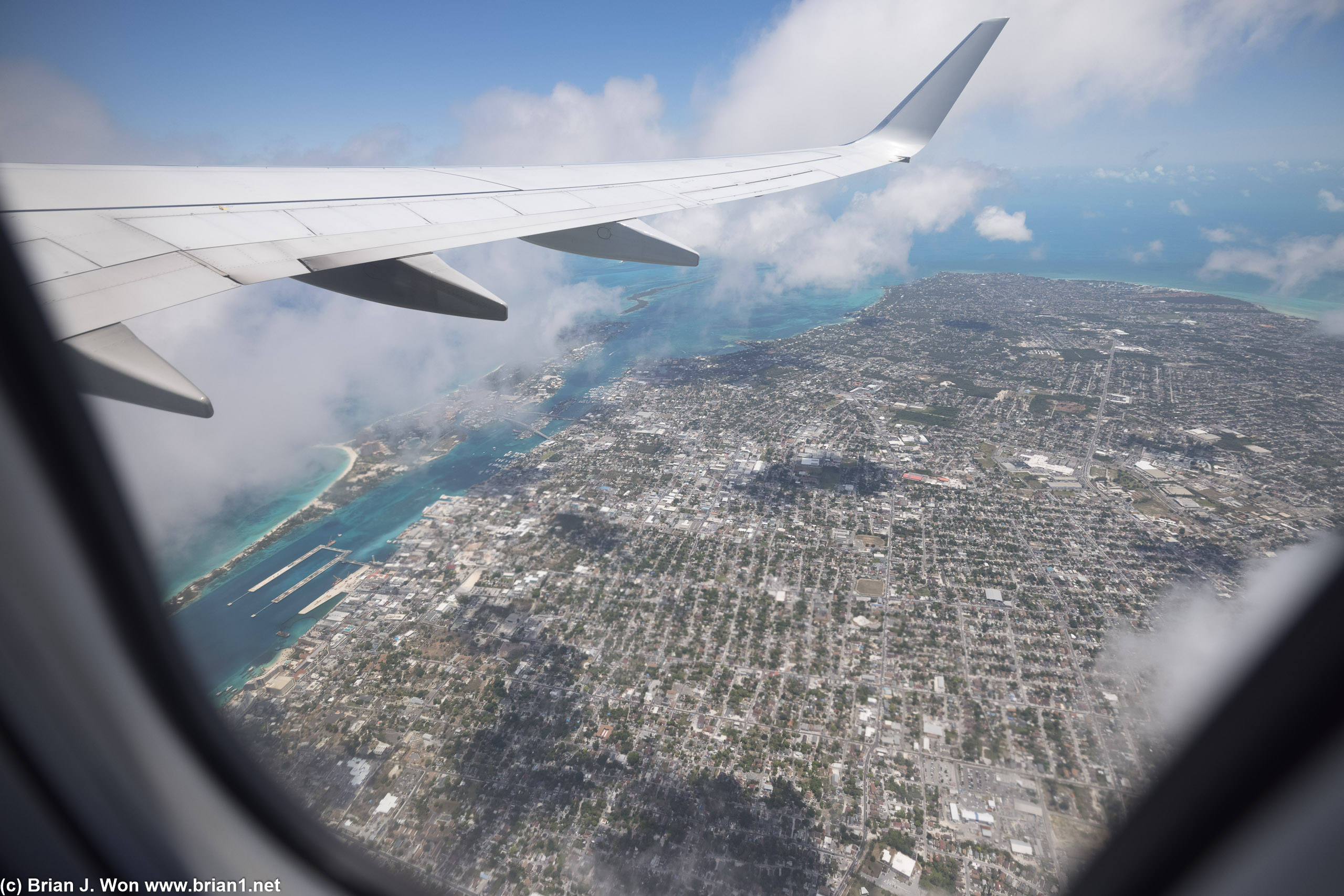 Urban sprawl is Nassau.
