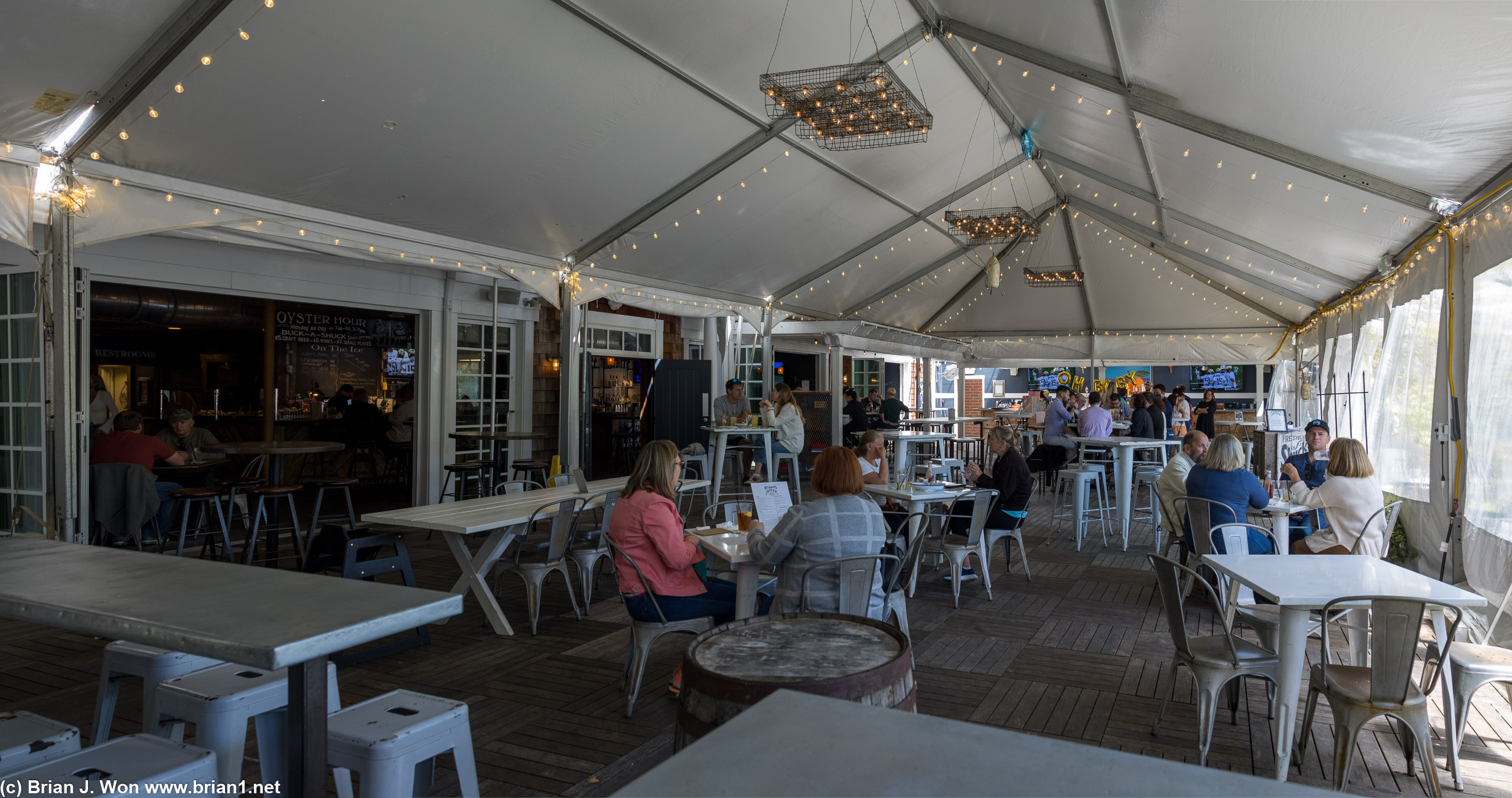 What they call an "outdoor" patio. :rolleyes: