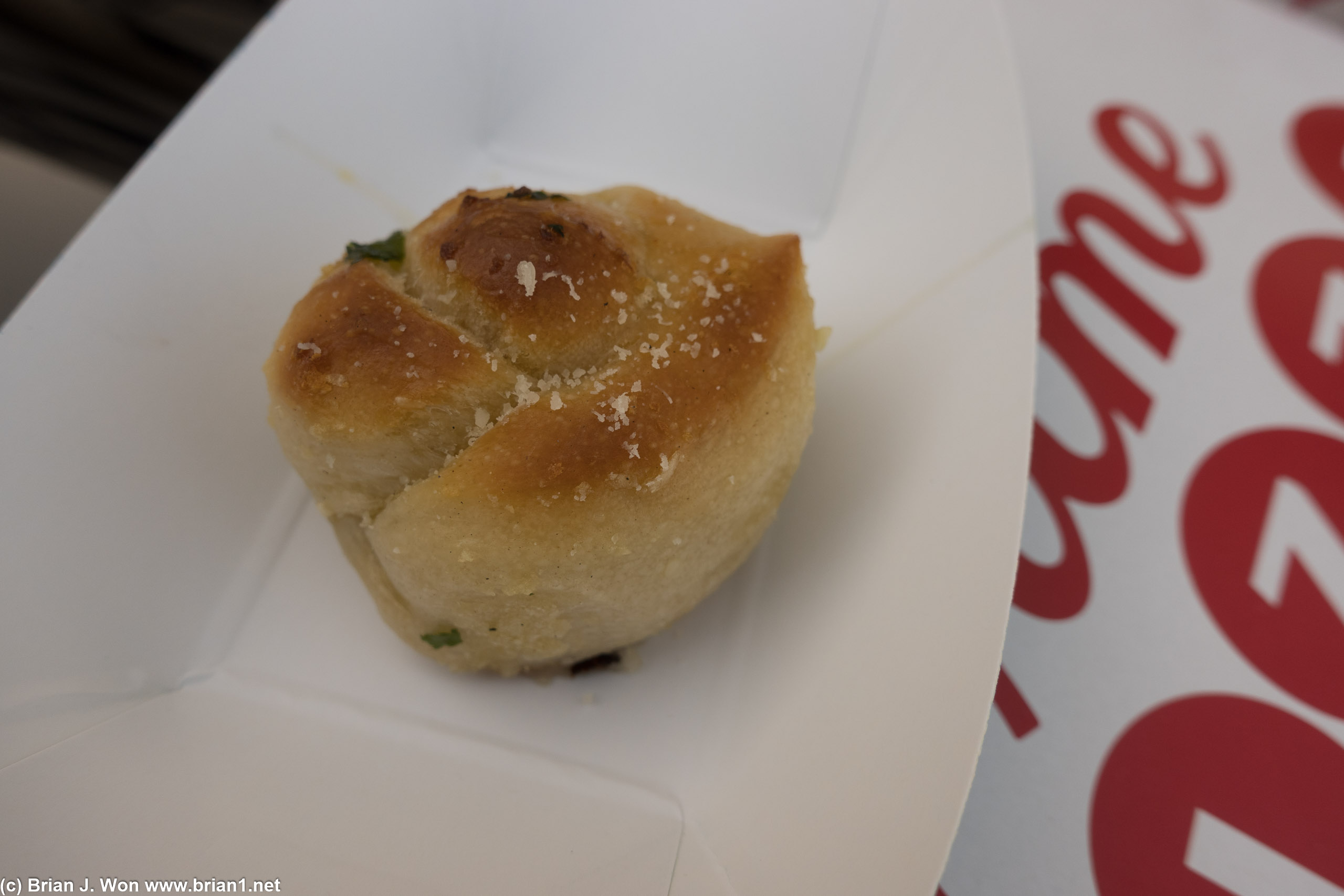 Garlic knot. I mean, it's a garlic knot?