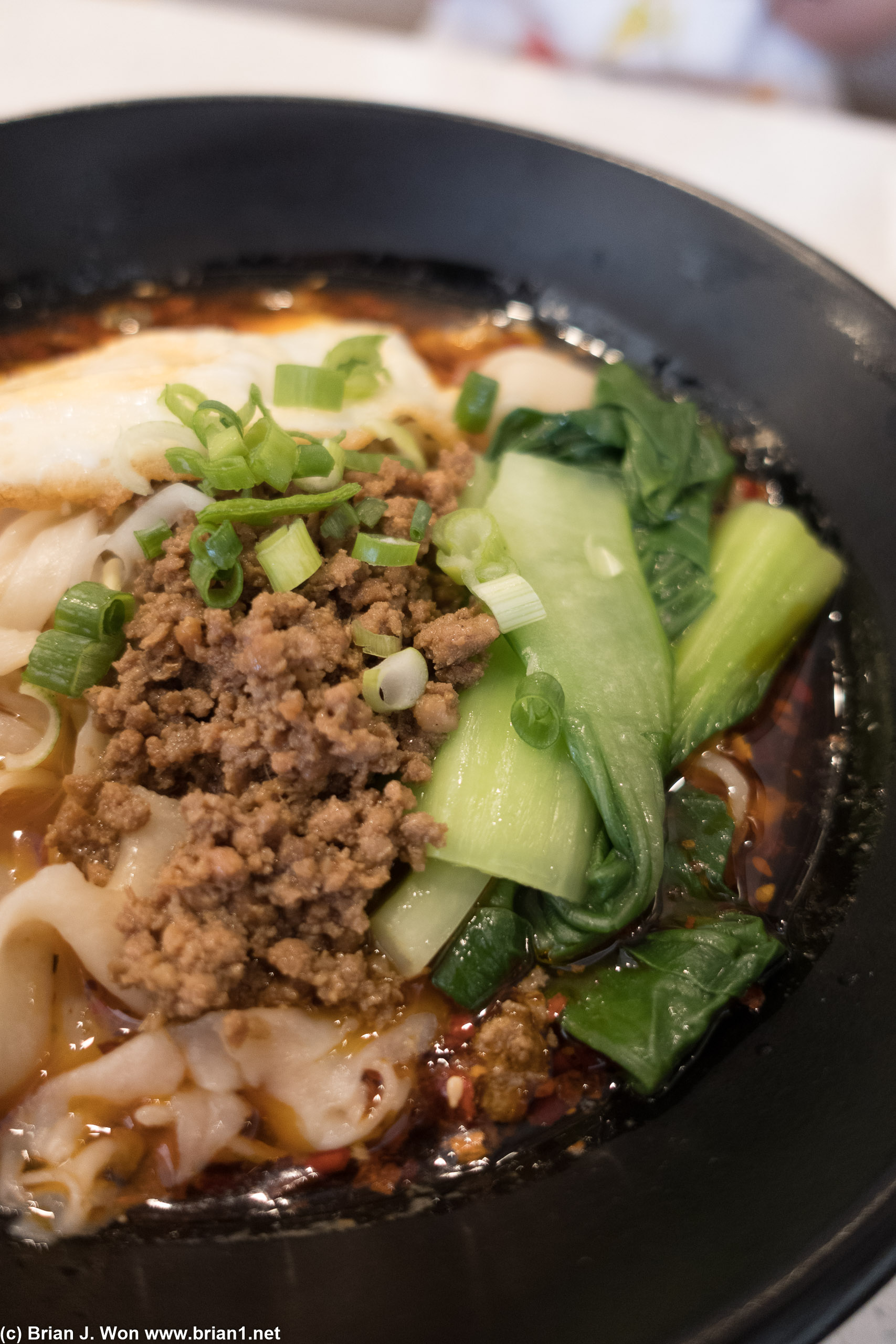 Their house special, chongqing noodle.
