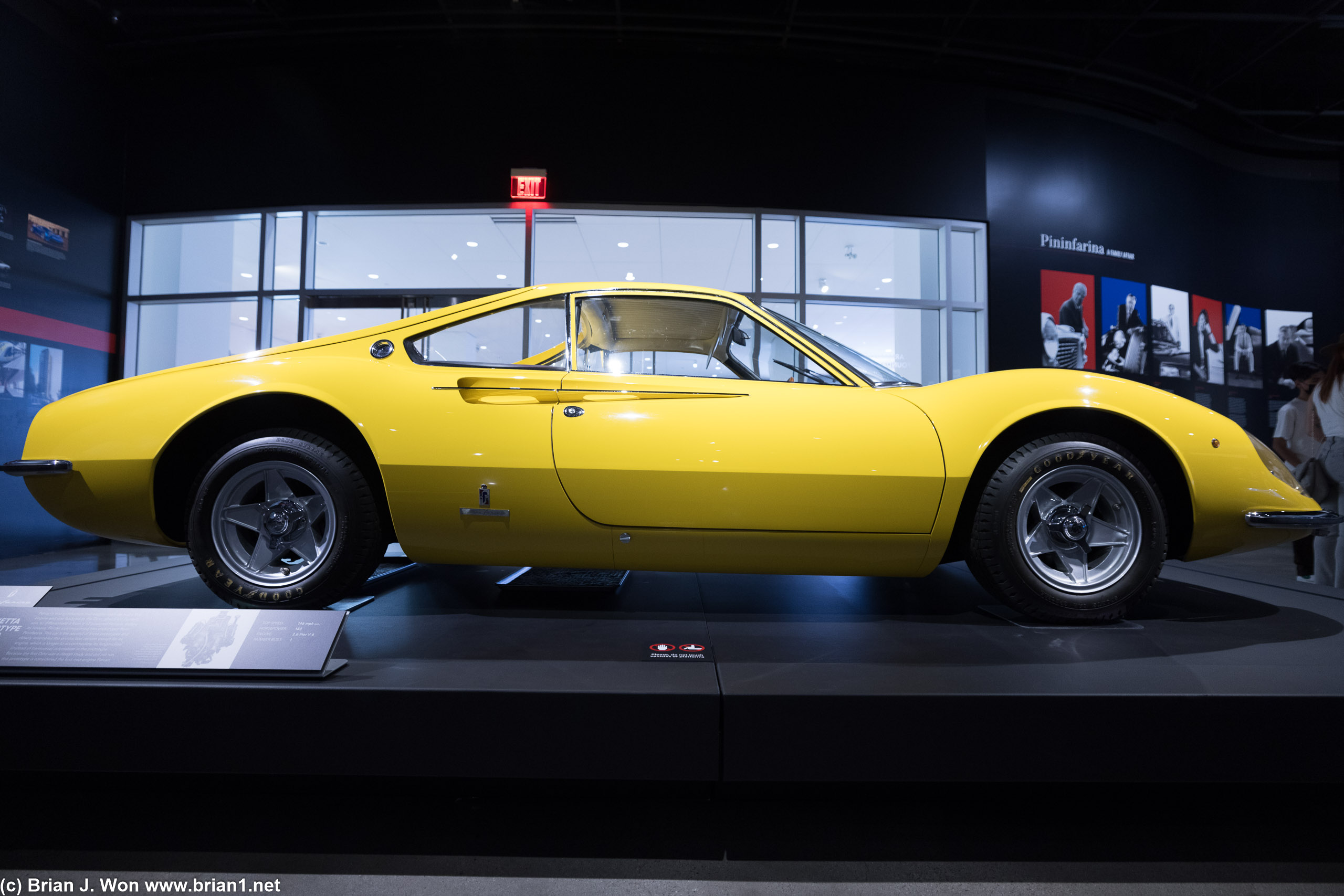 1966 Ferrari Dino Berlinetta 206 GT prototype.