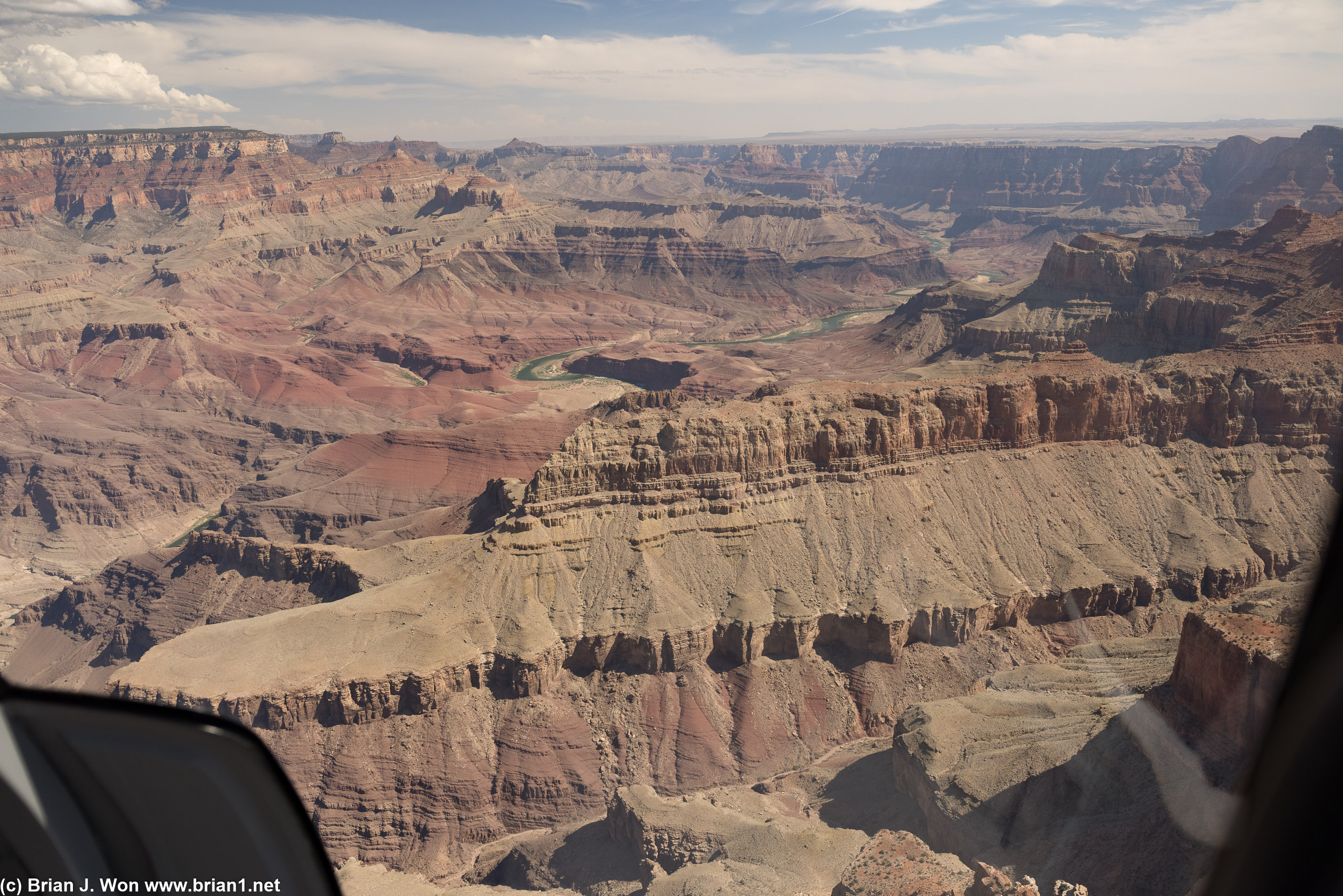 Massive fingers of rock.