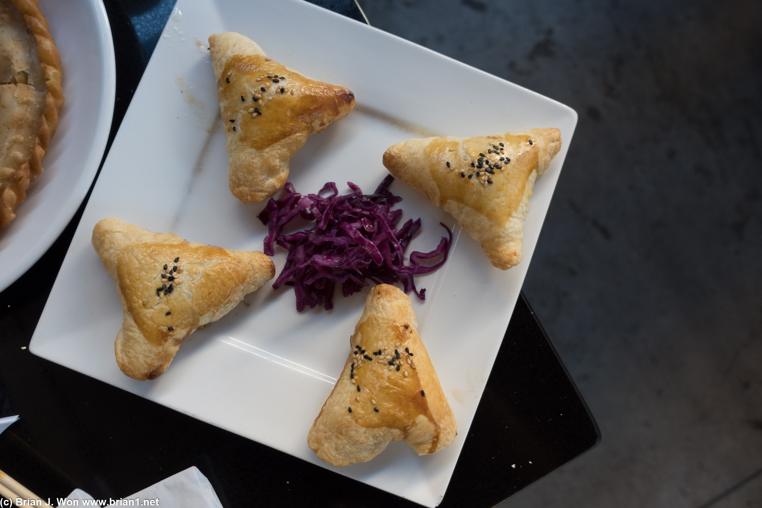 Samsa's were pretty good, quite flakey when fresh.