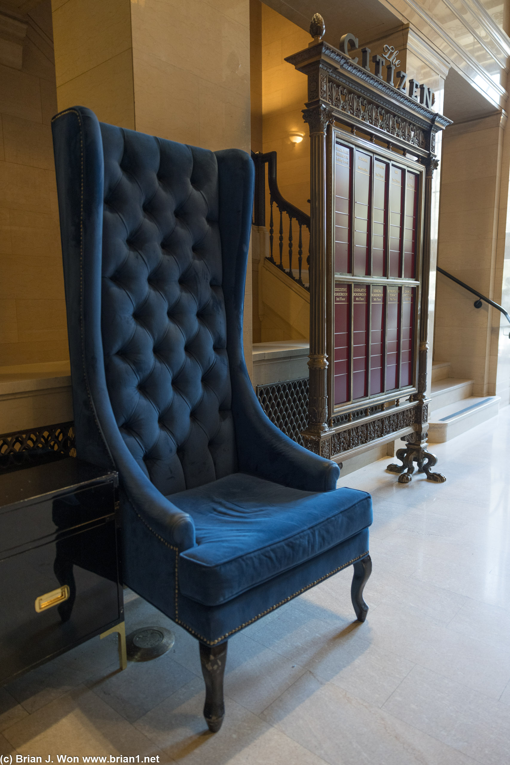 Distinctive chair.