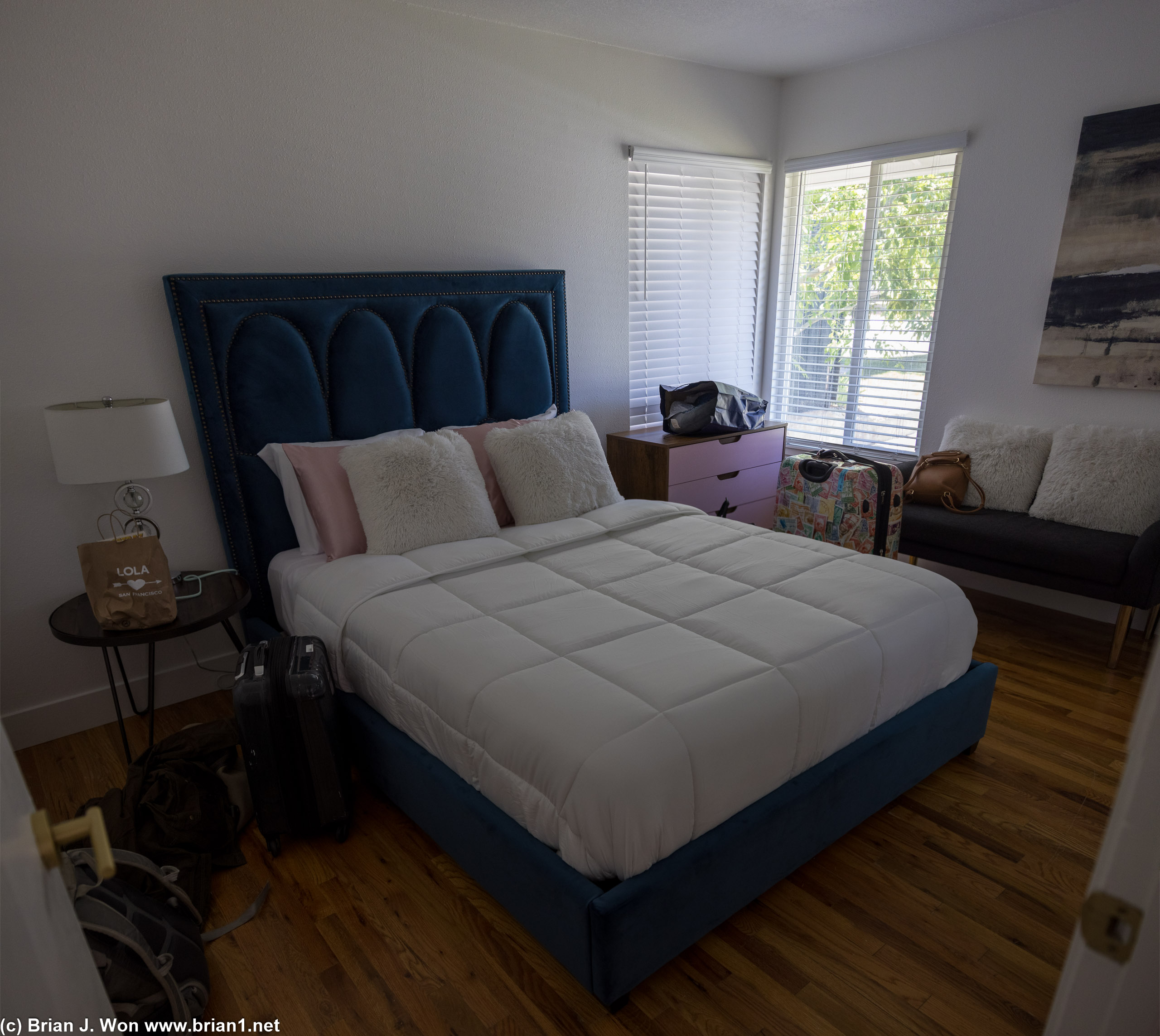 Master bedroom with en suite bathroom.
