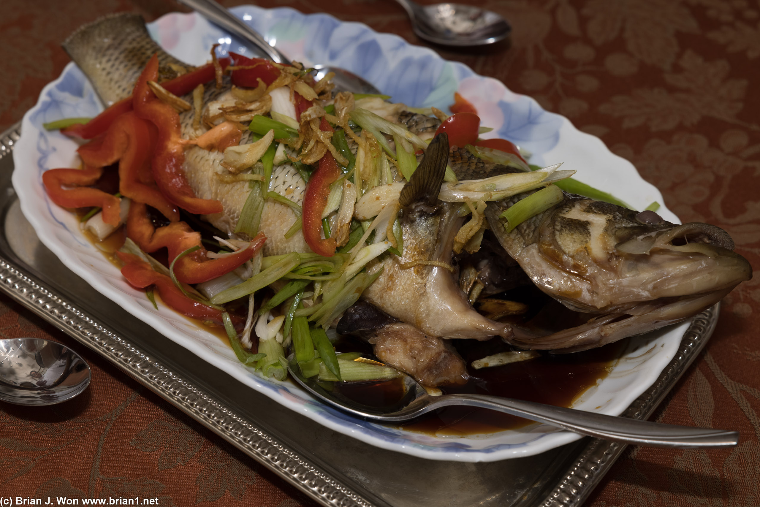 Whole fish.