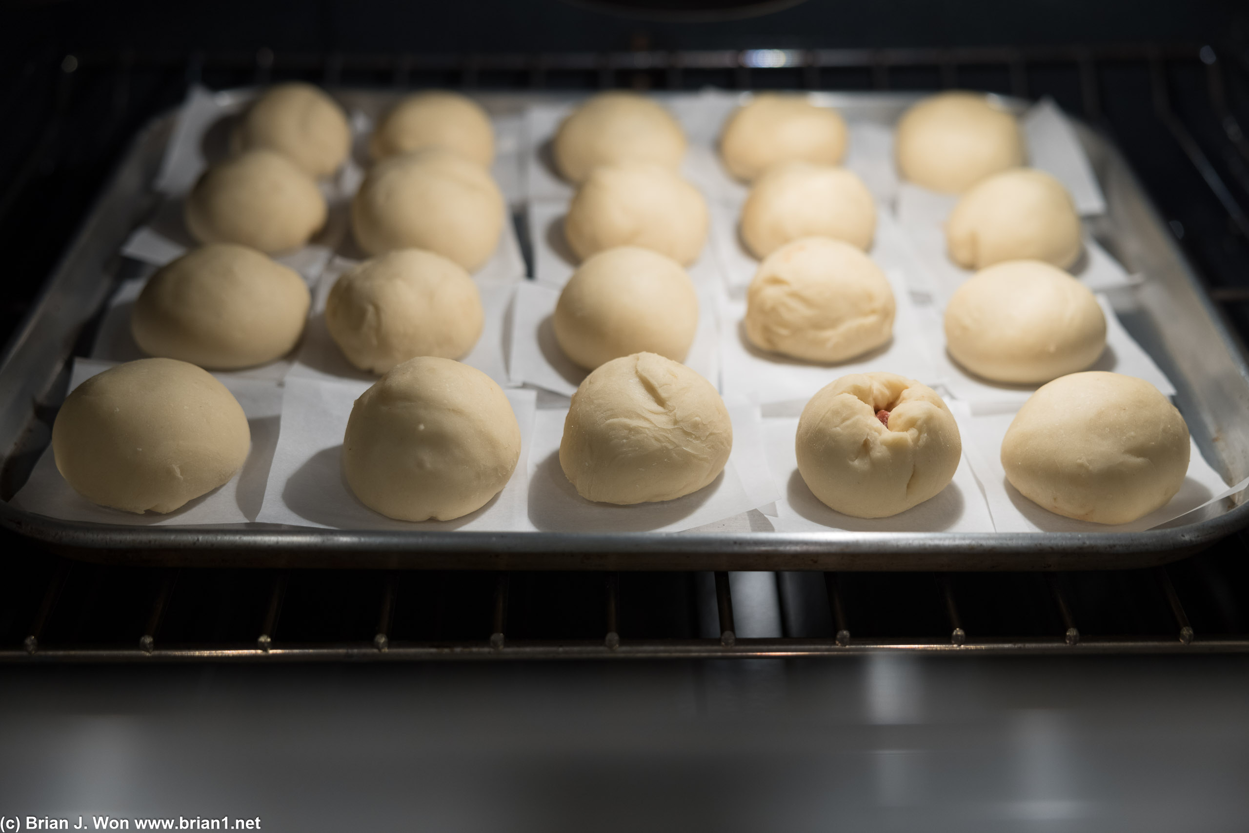Making char shu bao.