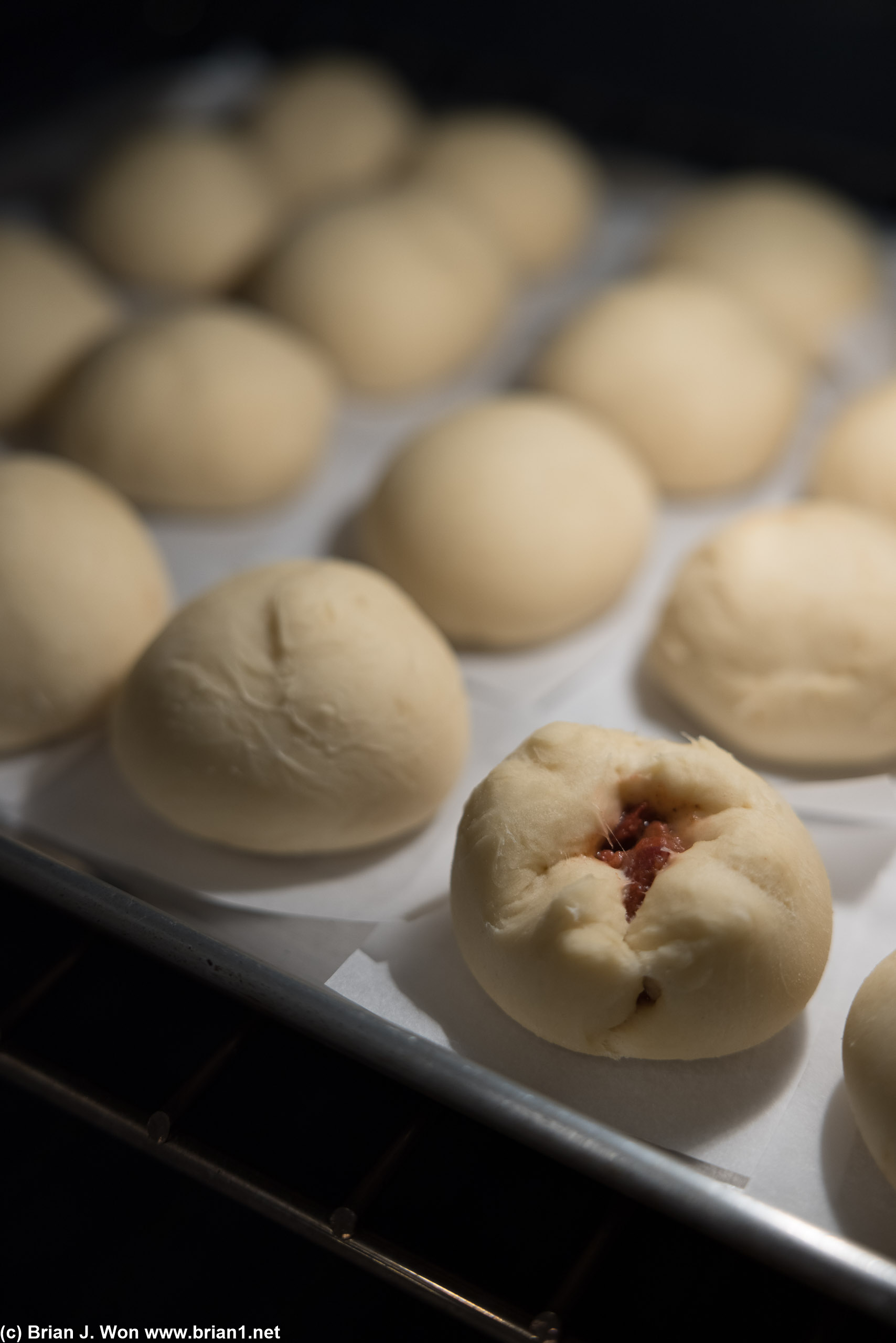 Making char shu bao.
