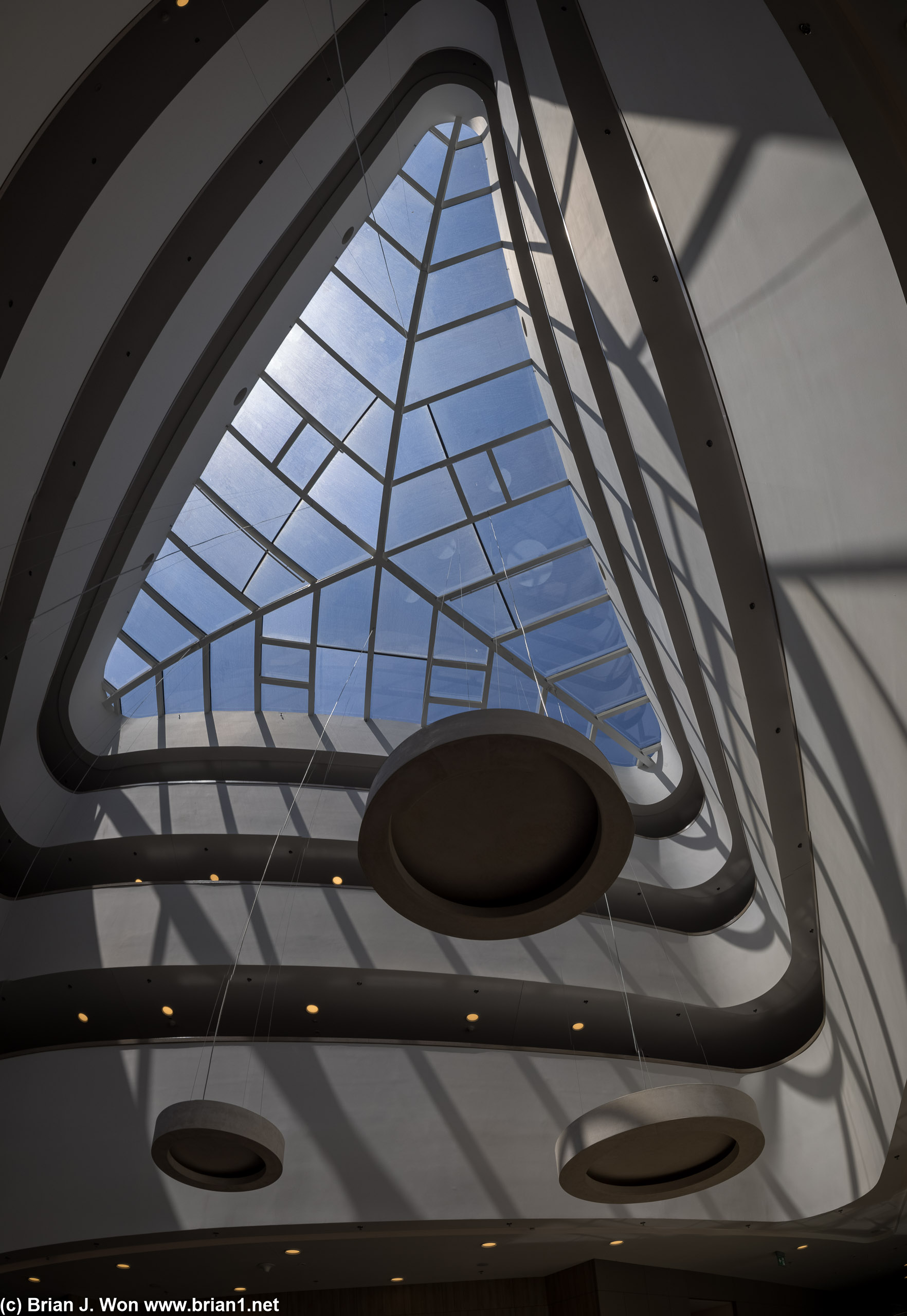 Central lobby ceiling.