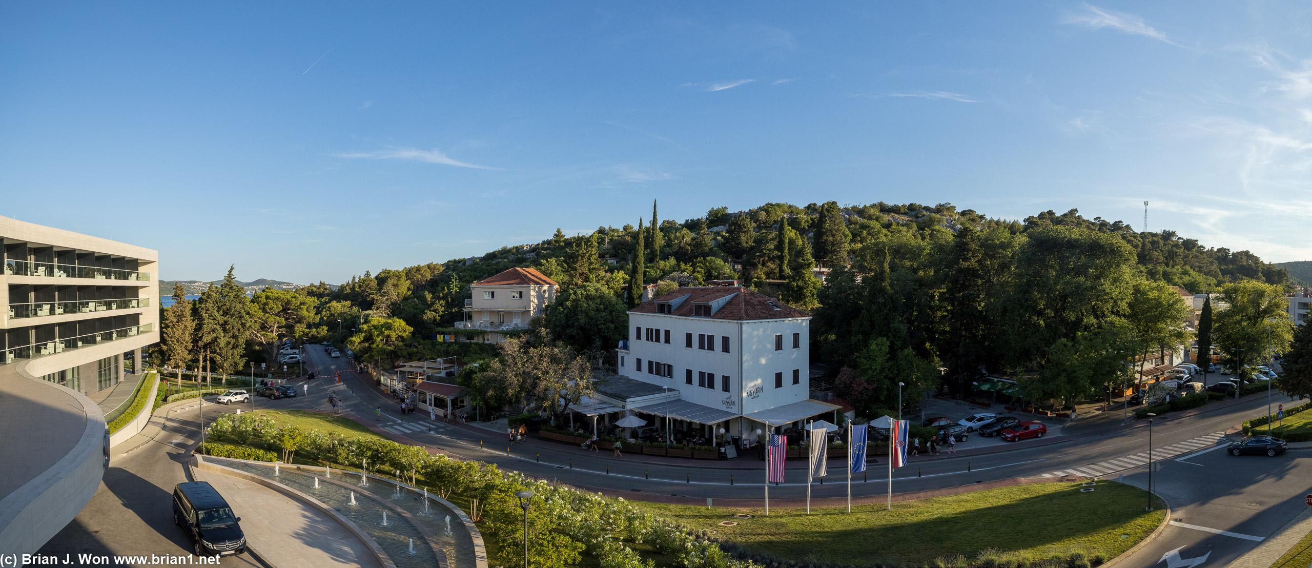 View from the balcony.