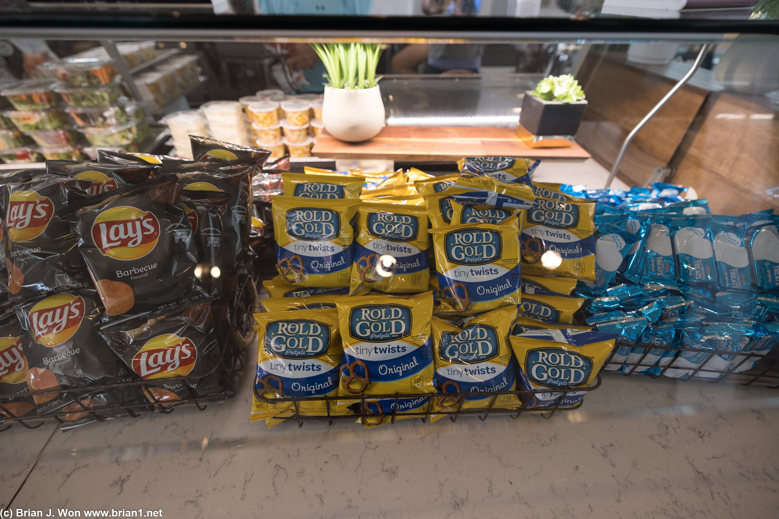 Packaged goodies.