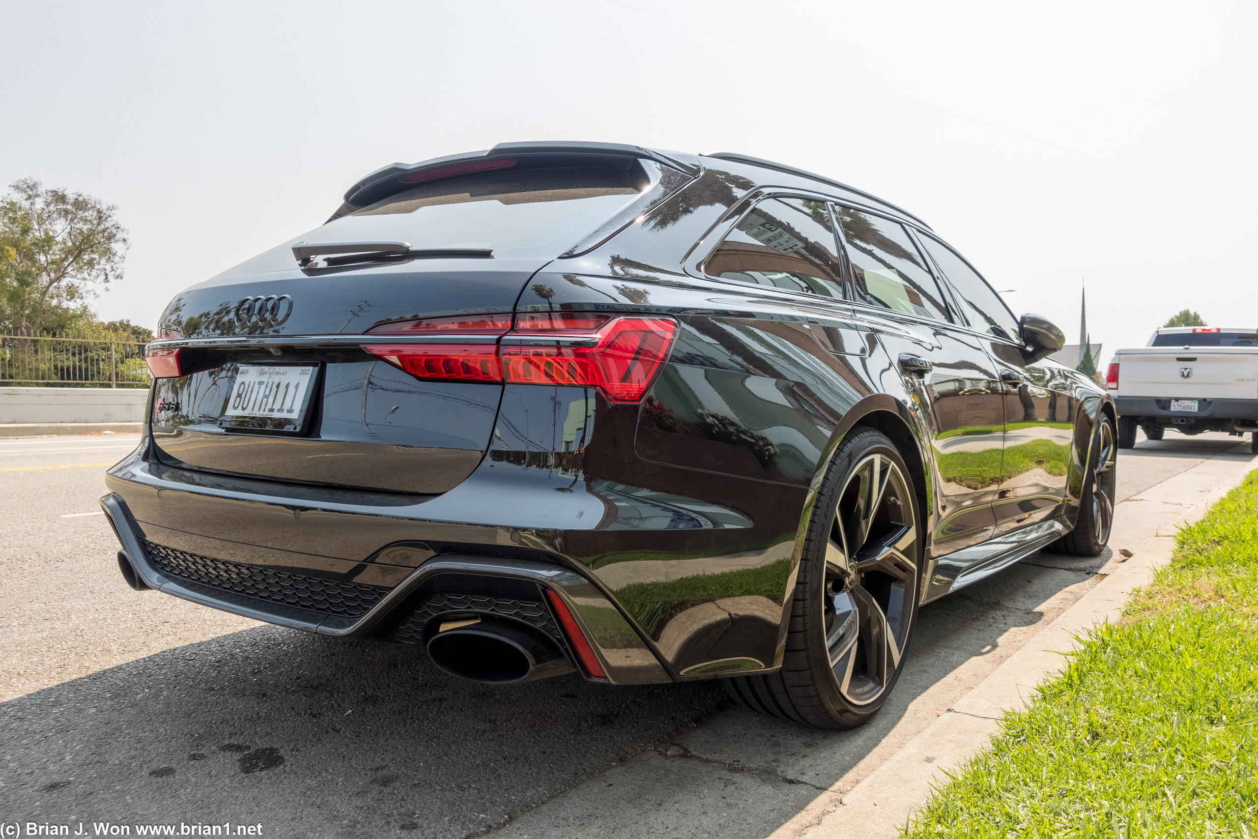 Rear 3/4ths. Check out those haunches.