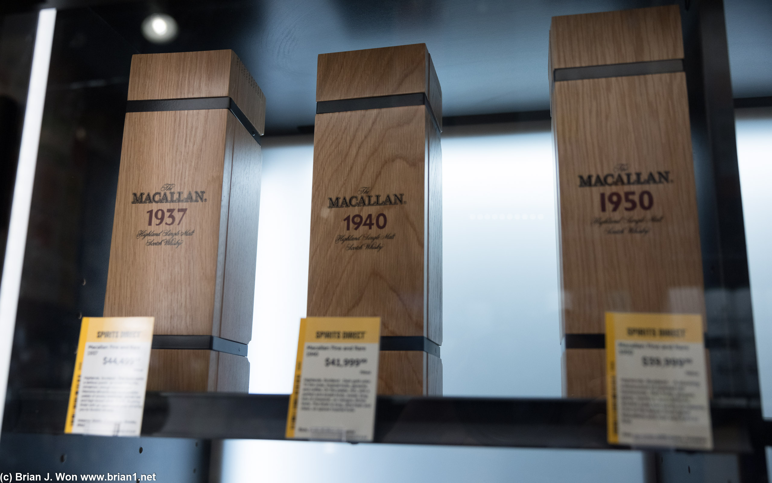 And a ton of deep-into-five-figure scotch and cognacs.