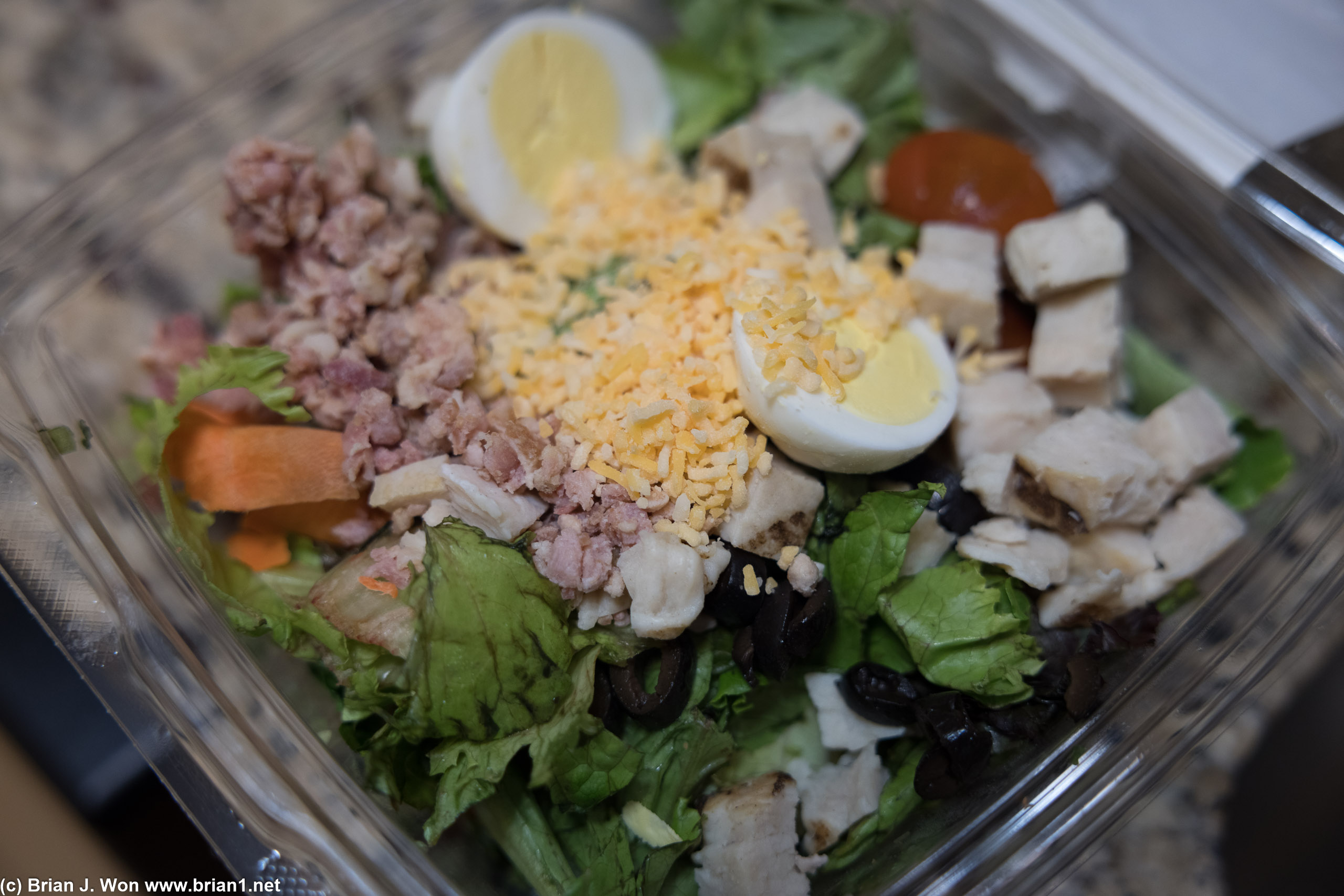 Cobb salad from Safeway.