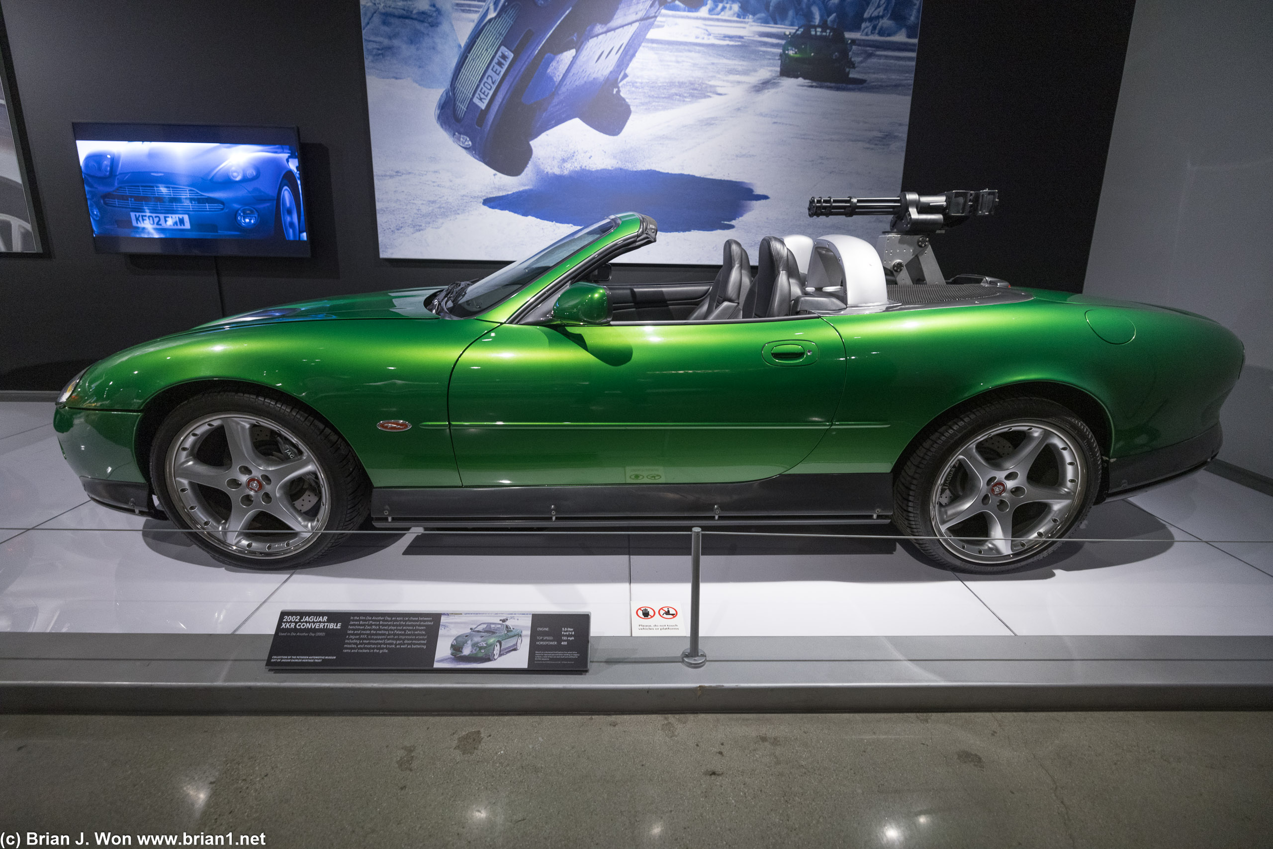 2002 Jaguar XKR from Die Another Day.