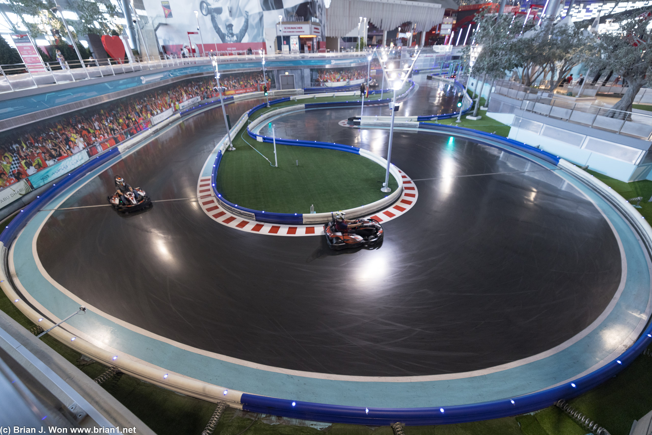 Cousin Matt's favorite, the go kart track.