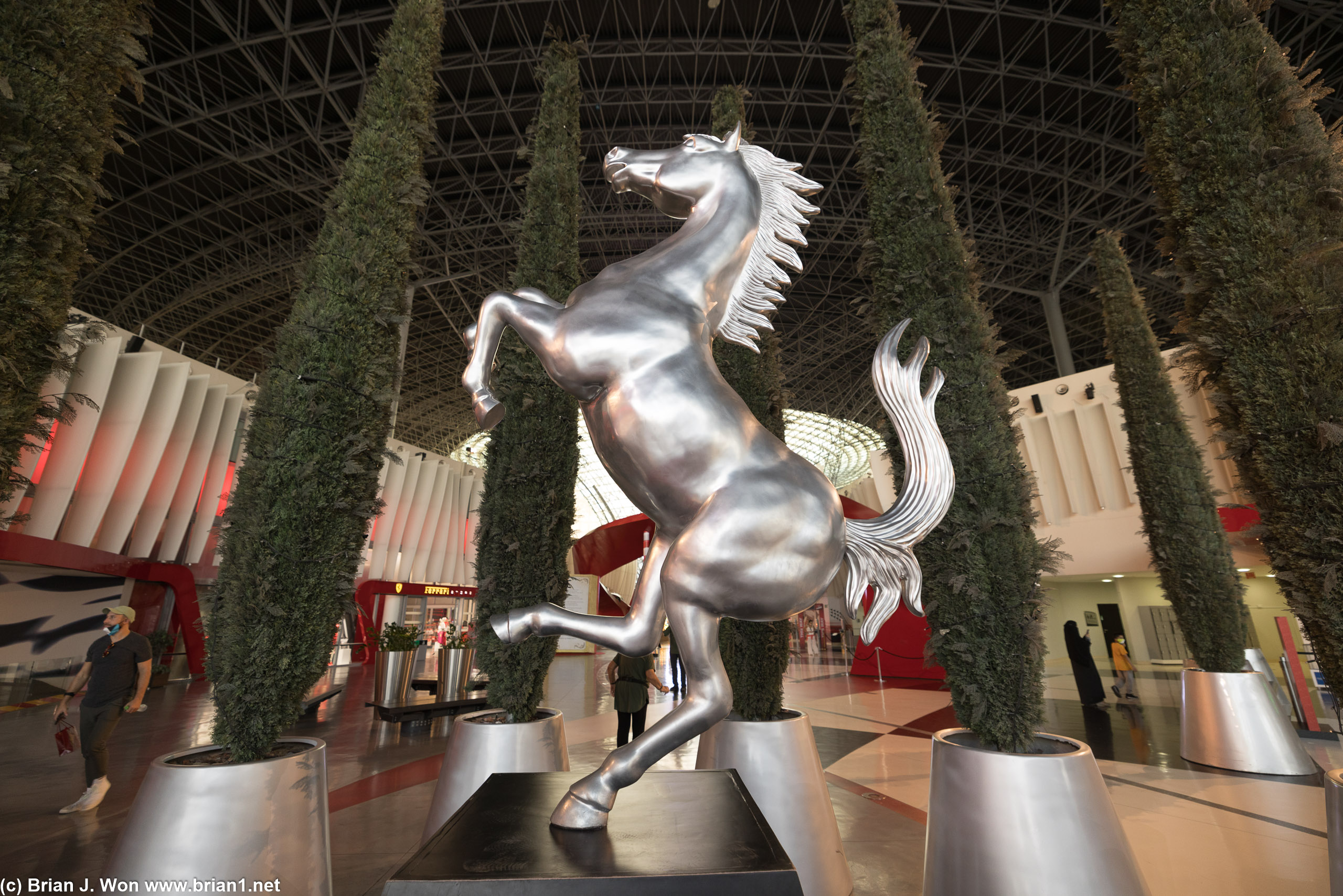 The prancing horse.