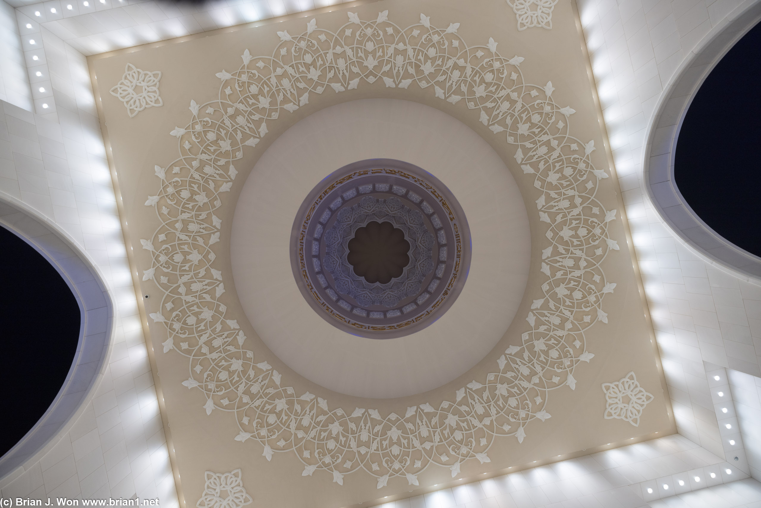 The ceiling.