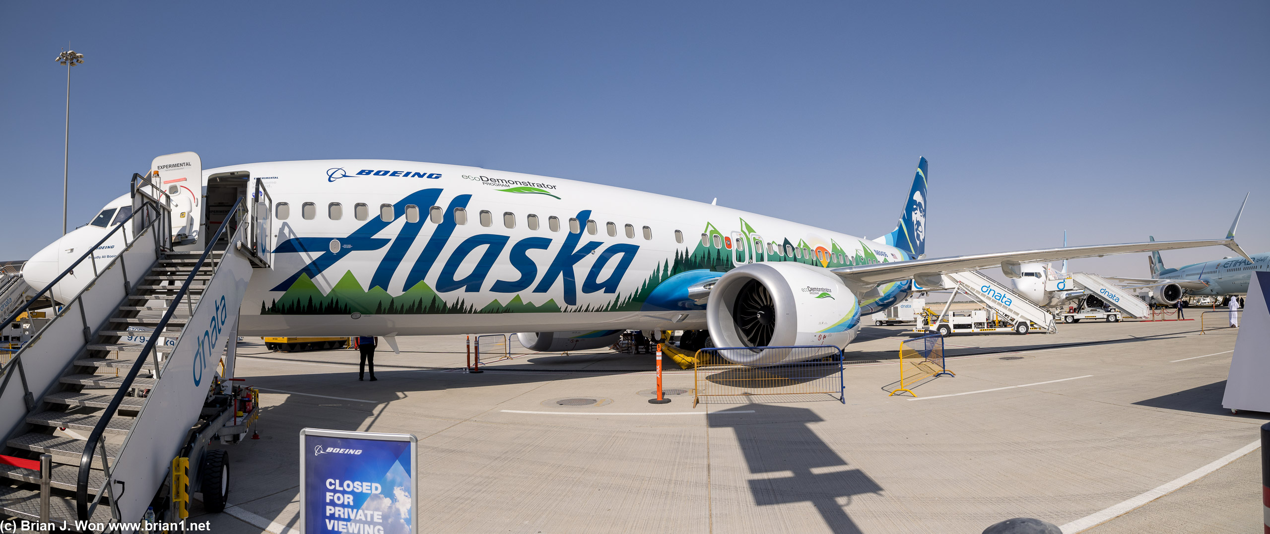 Boeing 737 MAX 9 EcoDemonstrator.