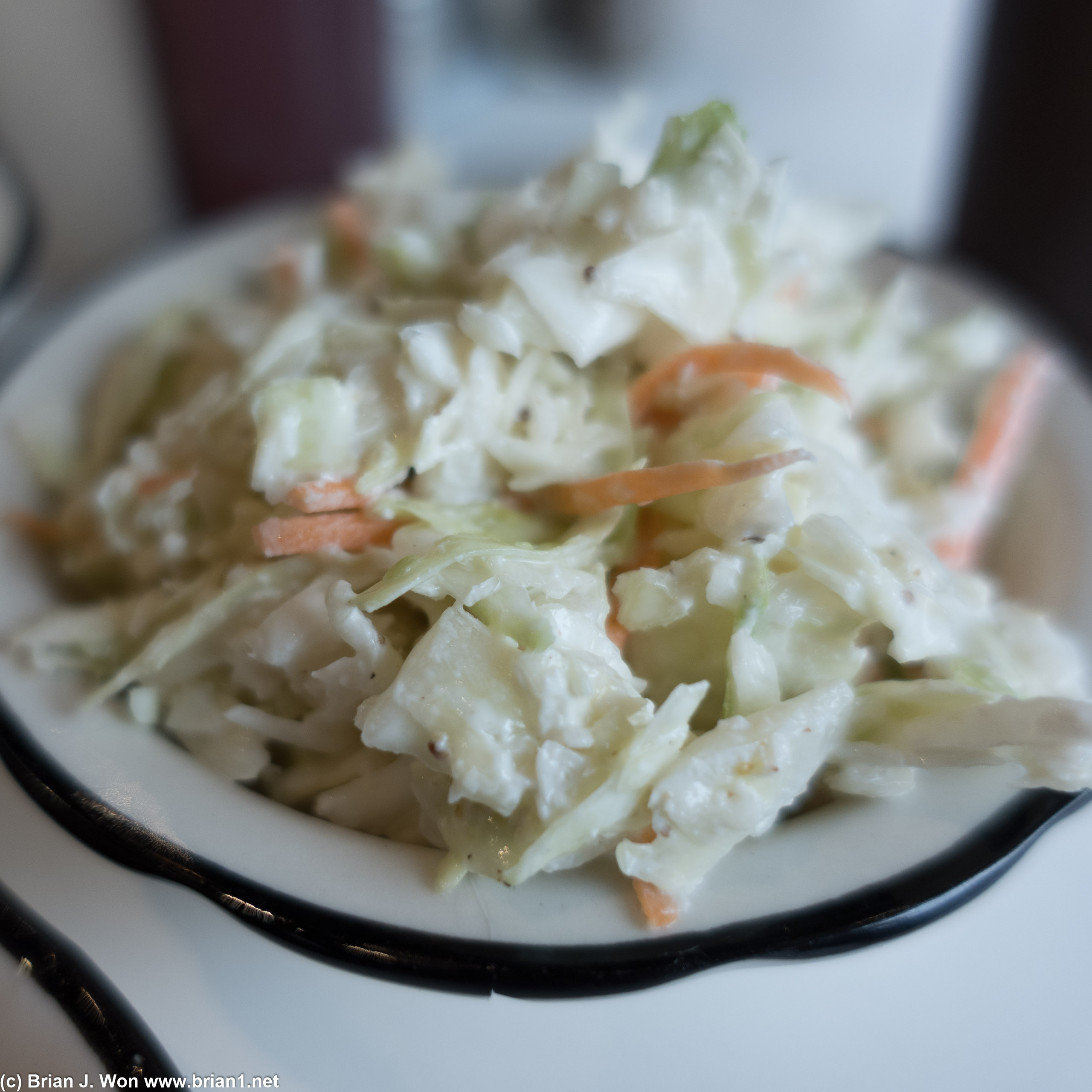 Coleslaw. Pretty good.