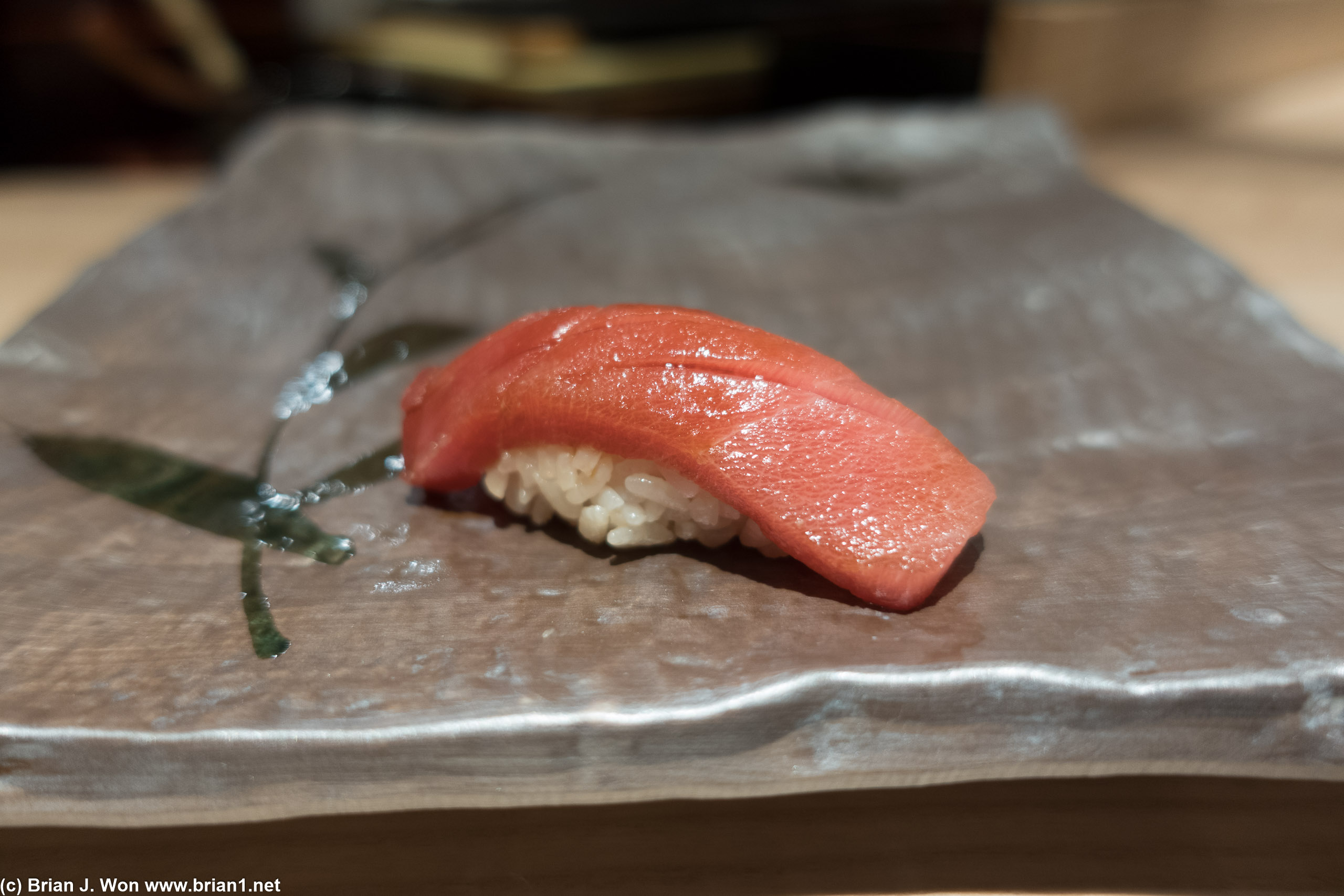 Chutoro. Might have been the best piece of the tuna tonight.