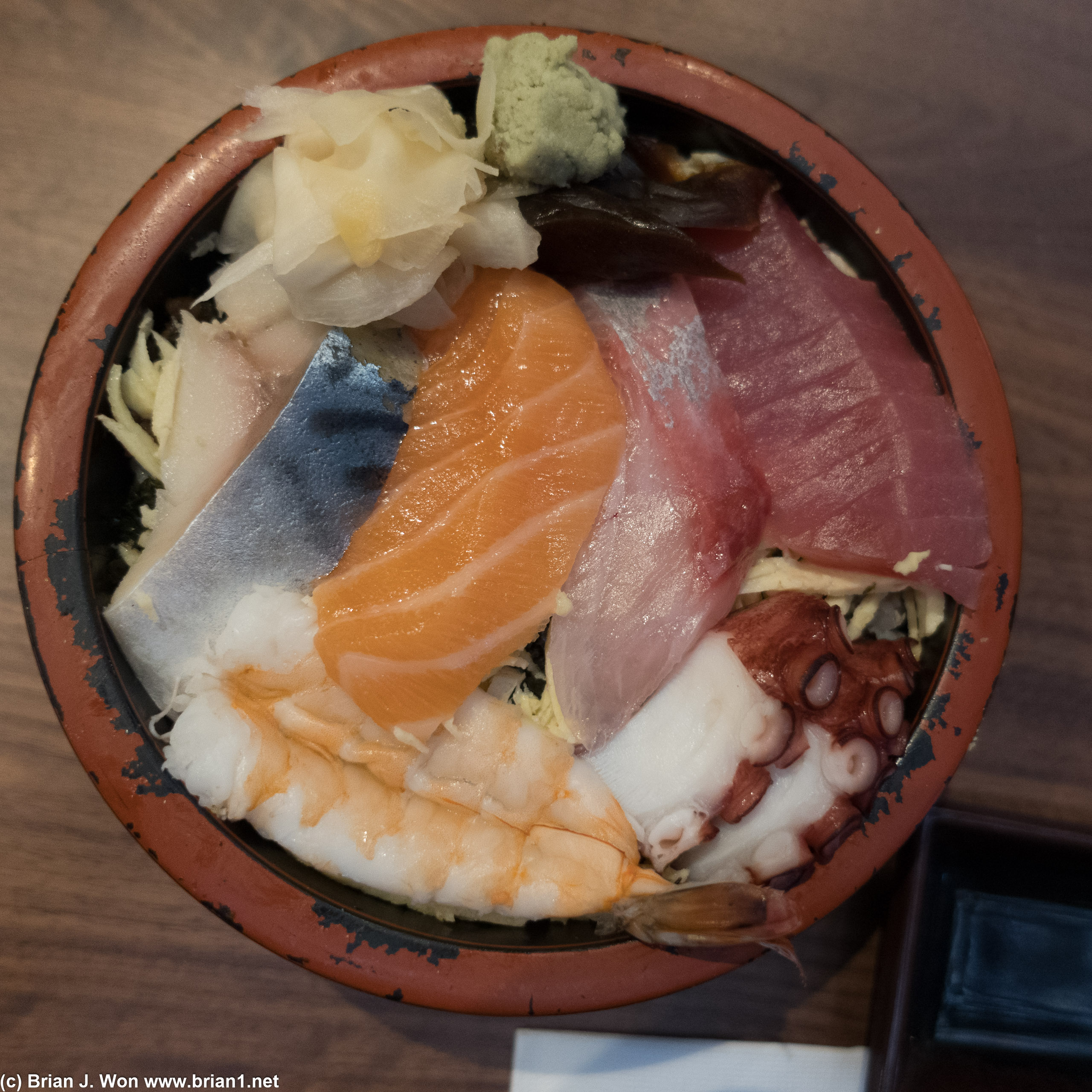 Chirashi at Hide Sushi on Sawtelle.