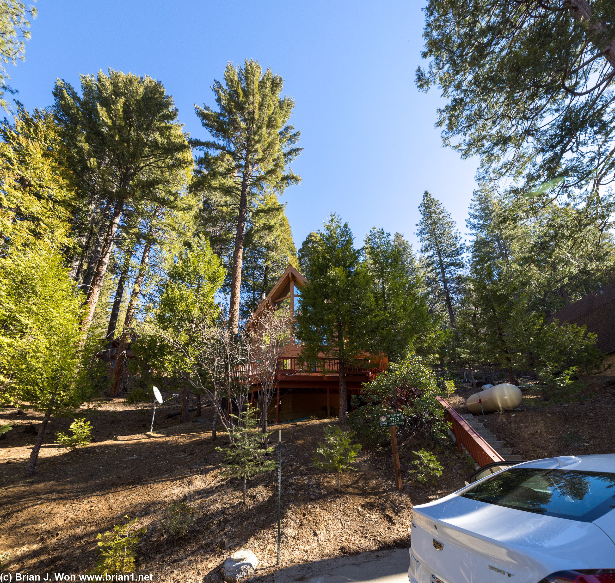 The AirBnB in Yosemite West.
