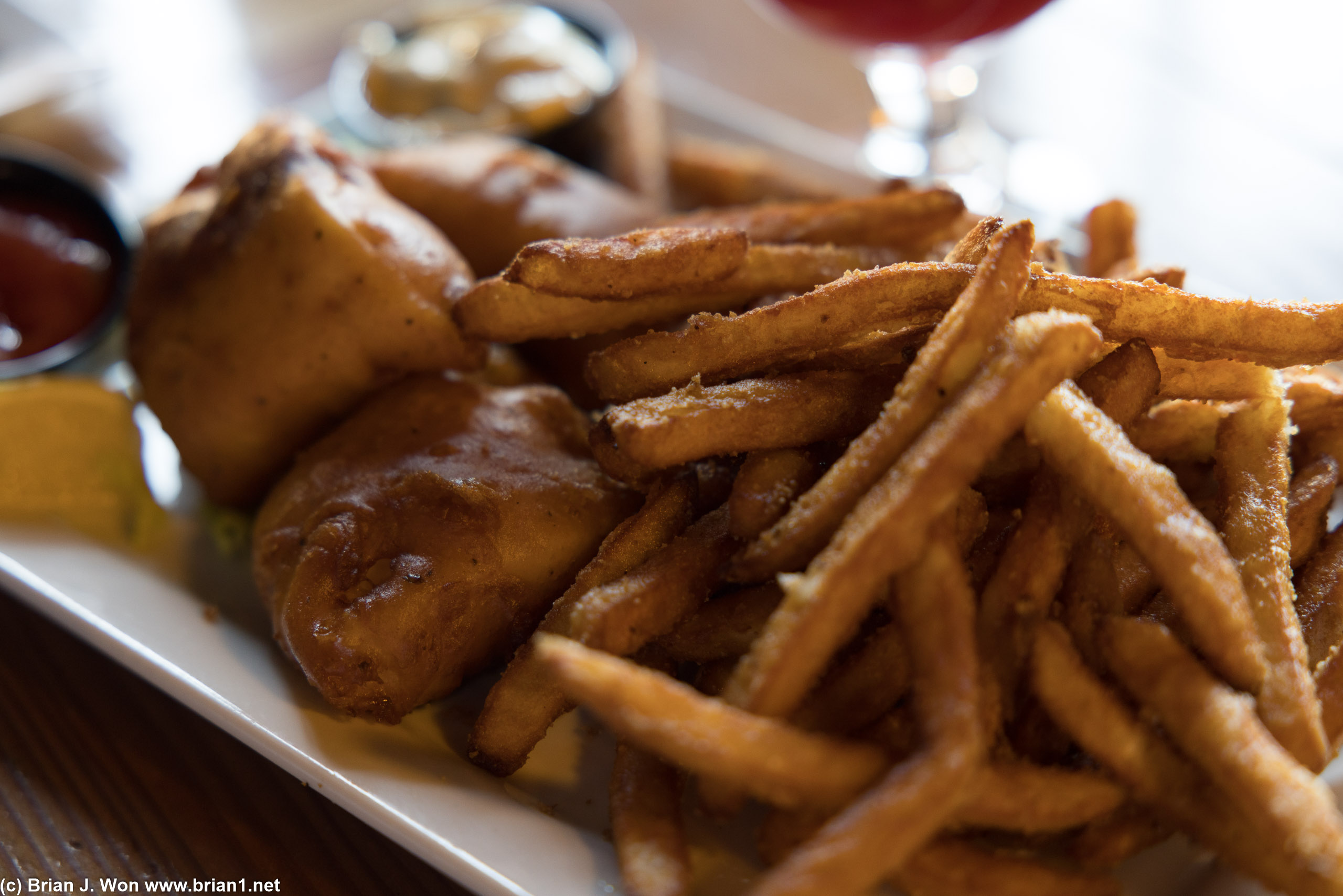 Fish and chips.