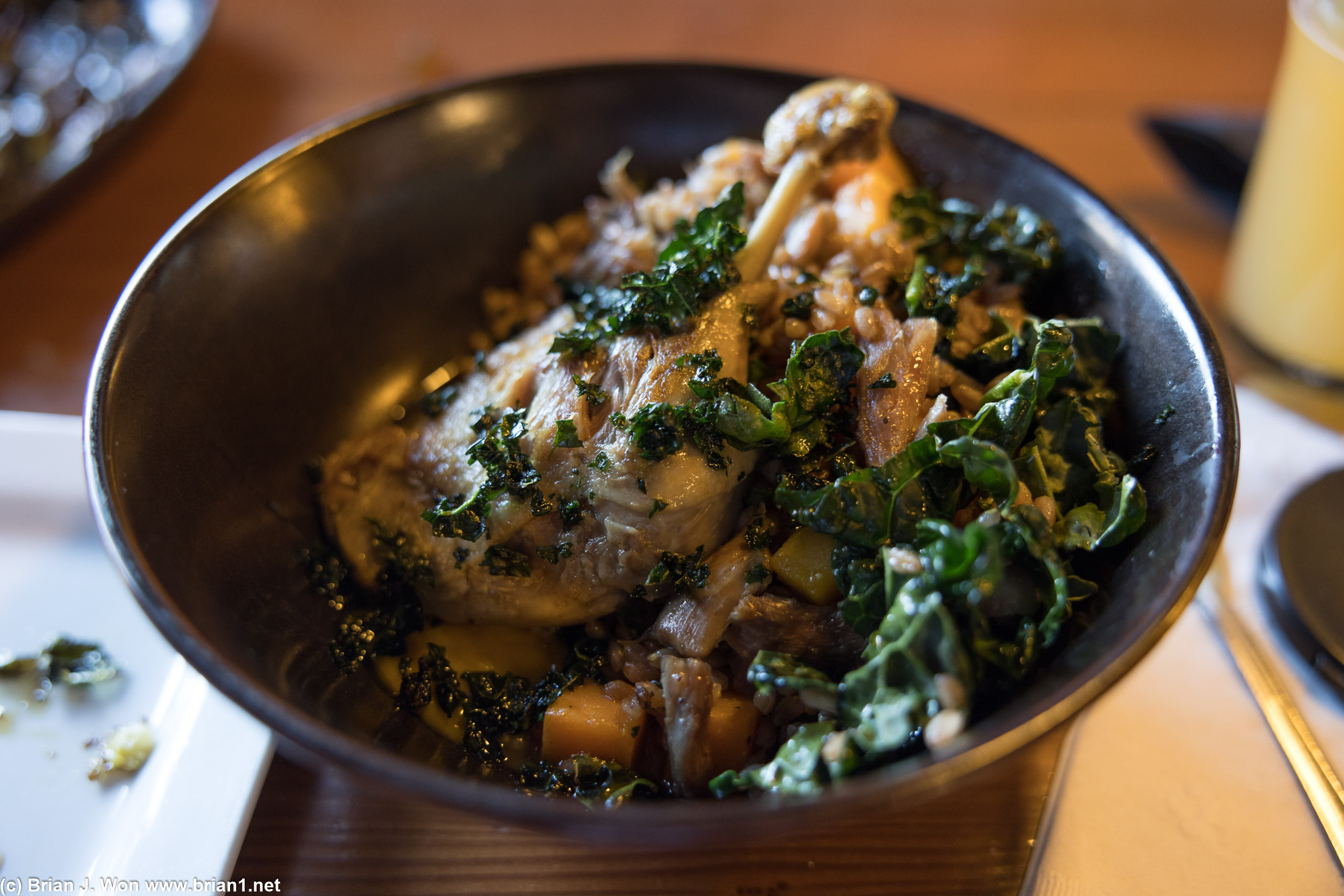 Duck confit. Surprisingly decent for an unexpected brewery menu item.