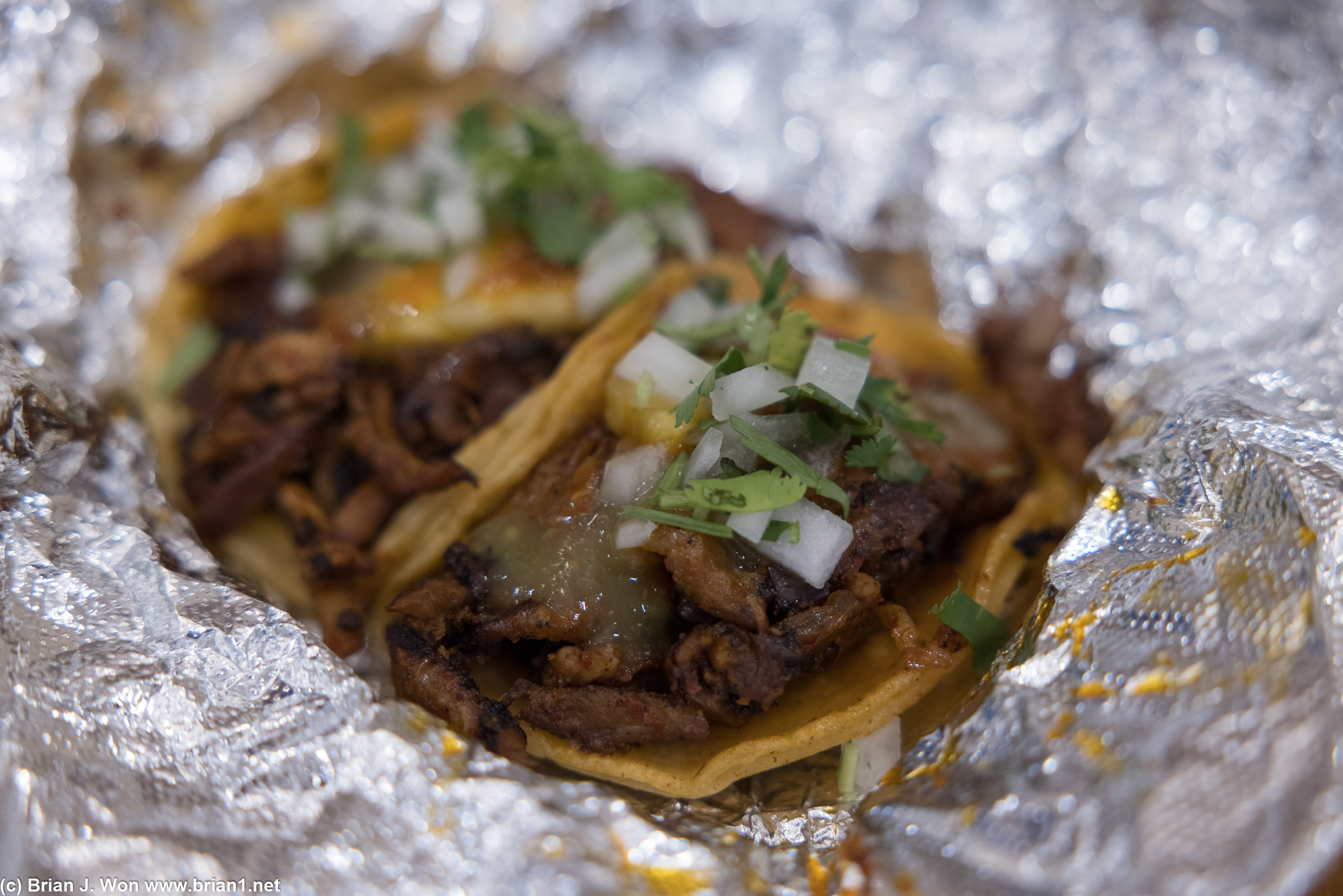 Al pastor tacos.