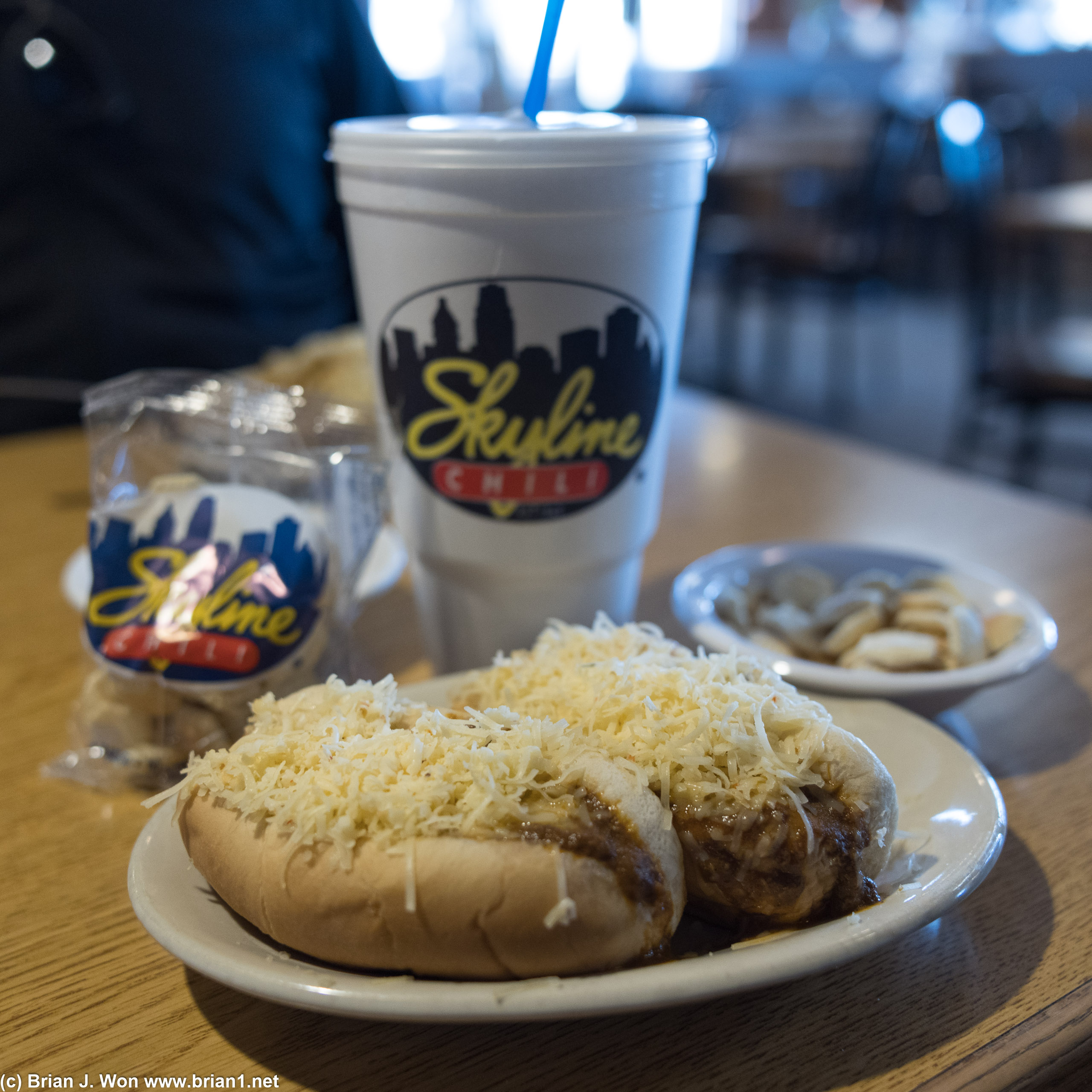 Or over hot dogs.