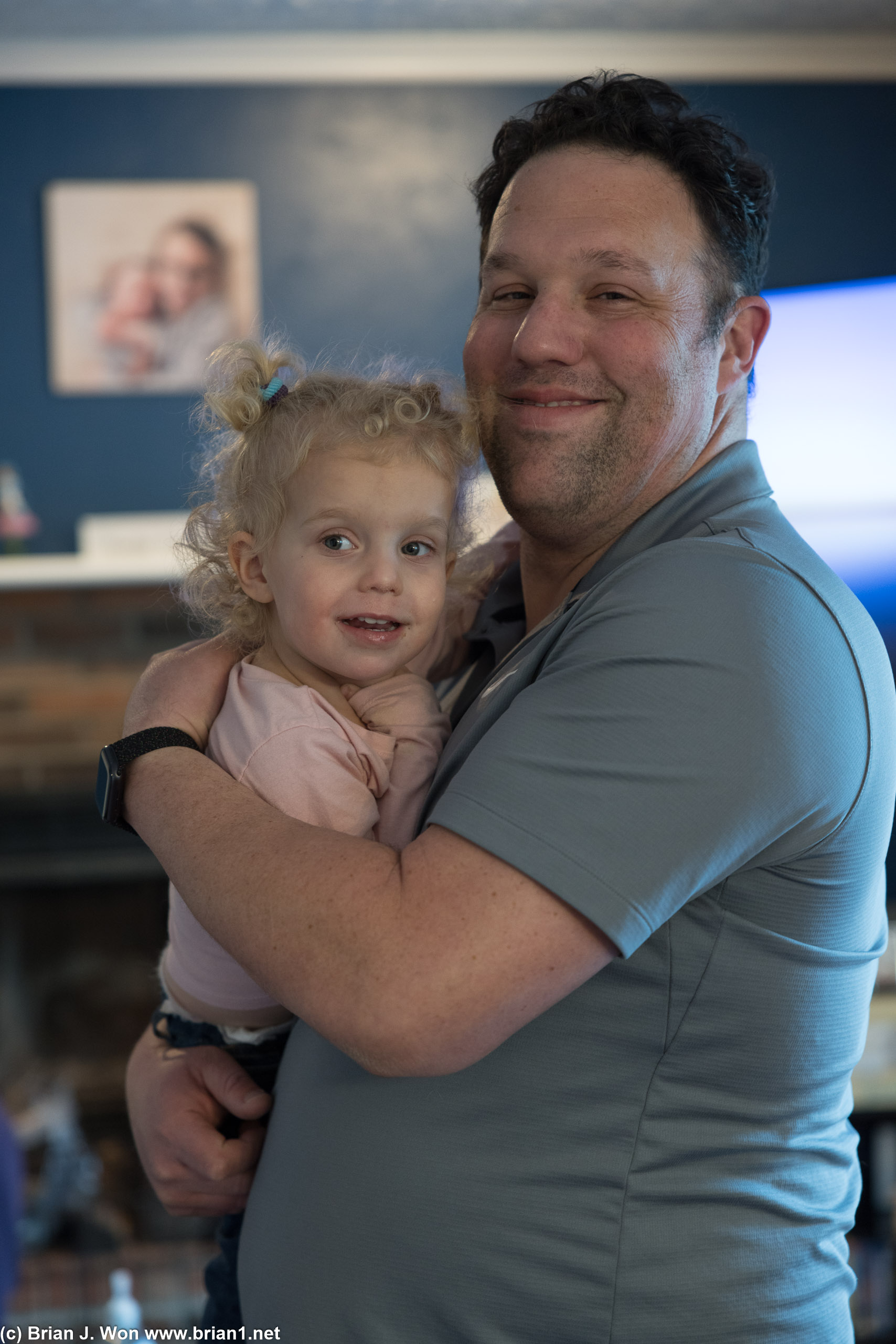 Father and daughter.