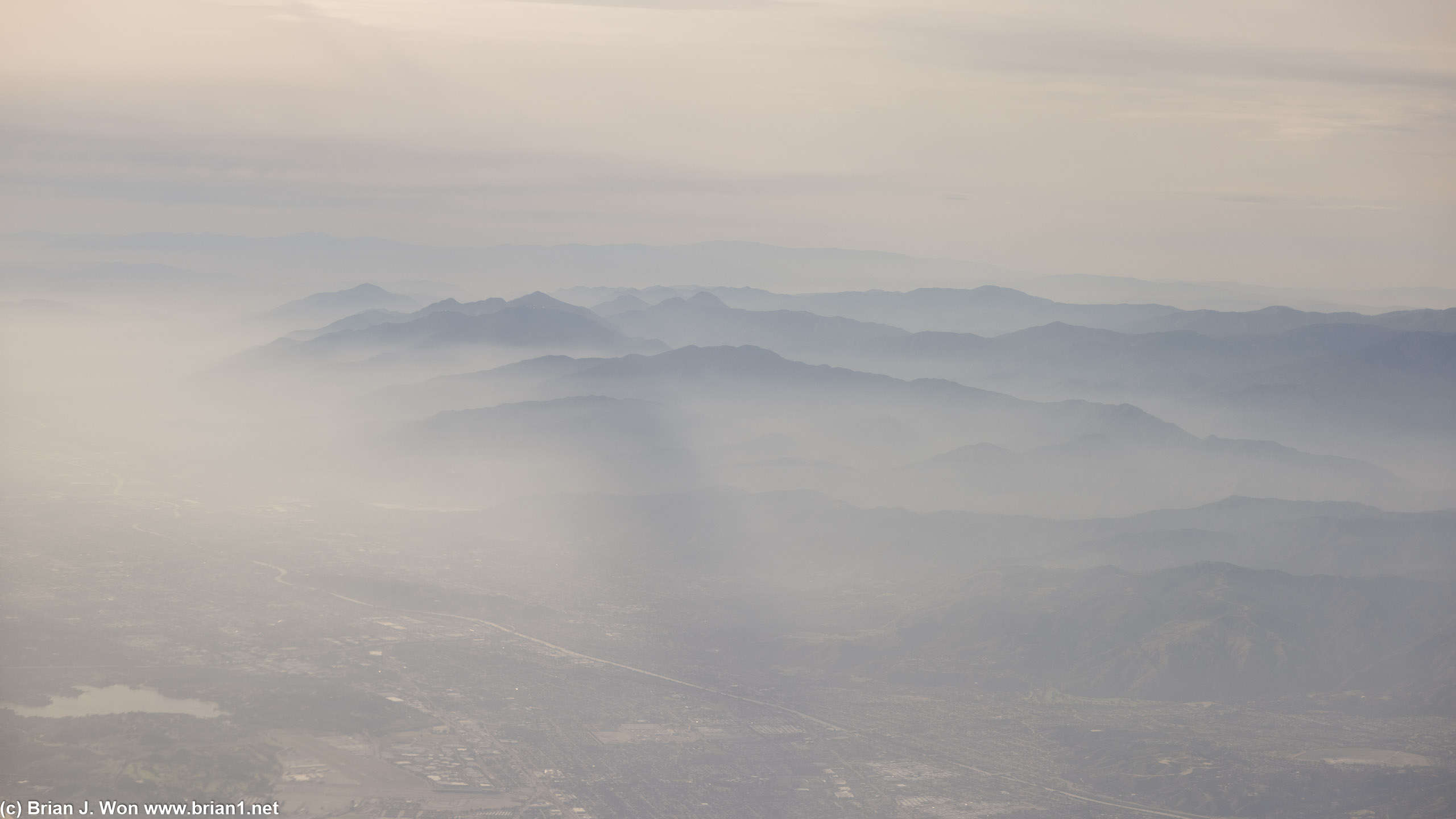 Layers of clouds.