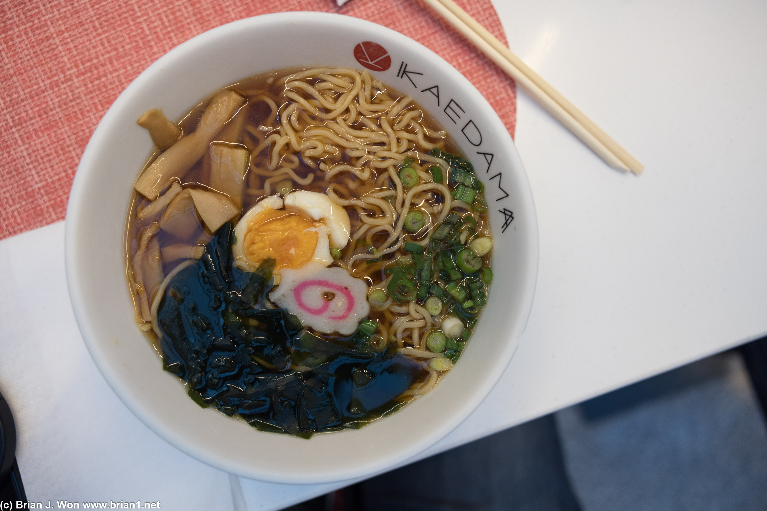 The ramen is edible.
