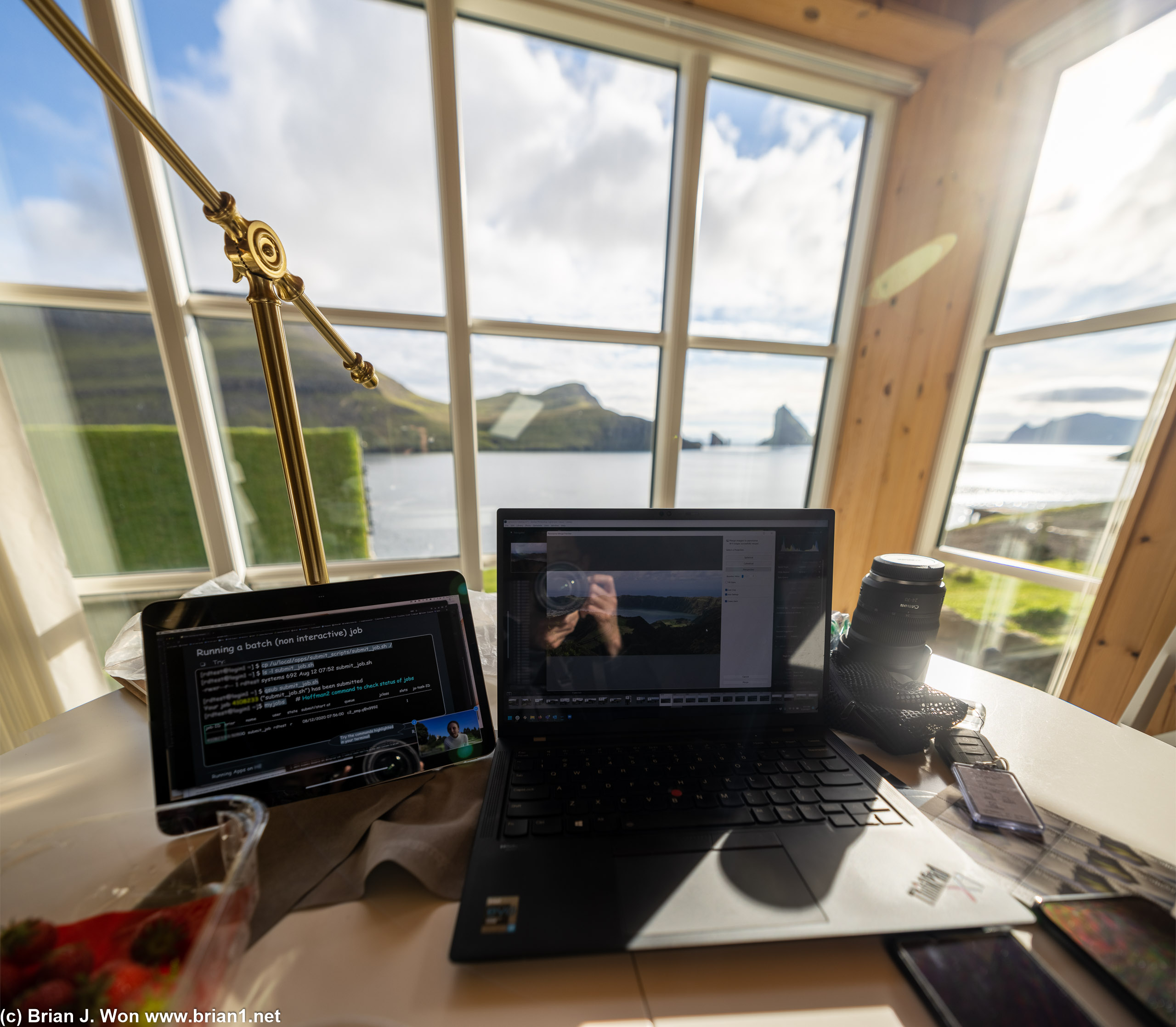 Sure beats my usual windowless office.