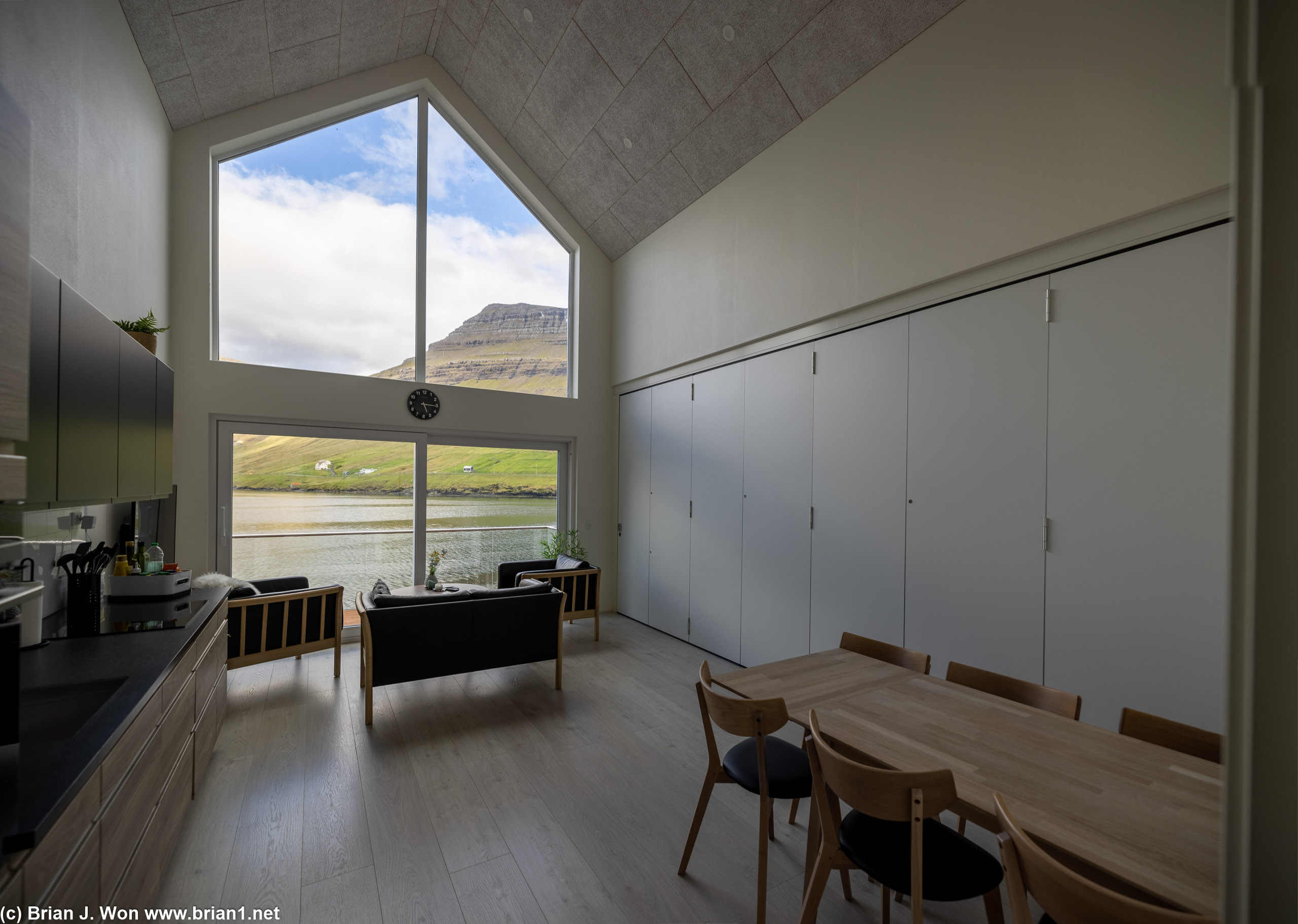 Main room of the second AirBnB.