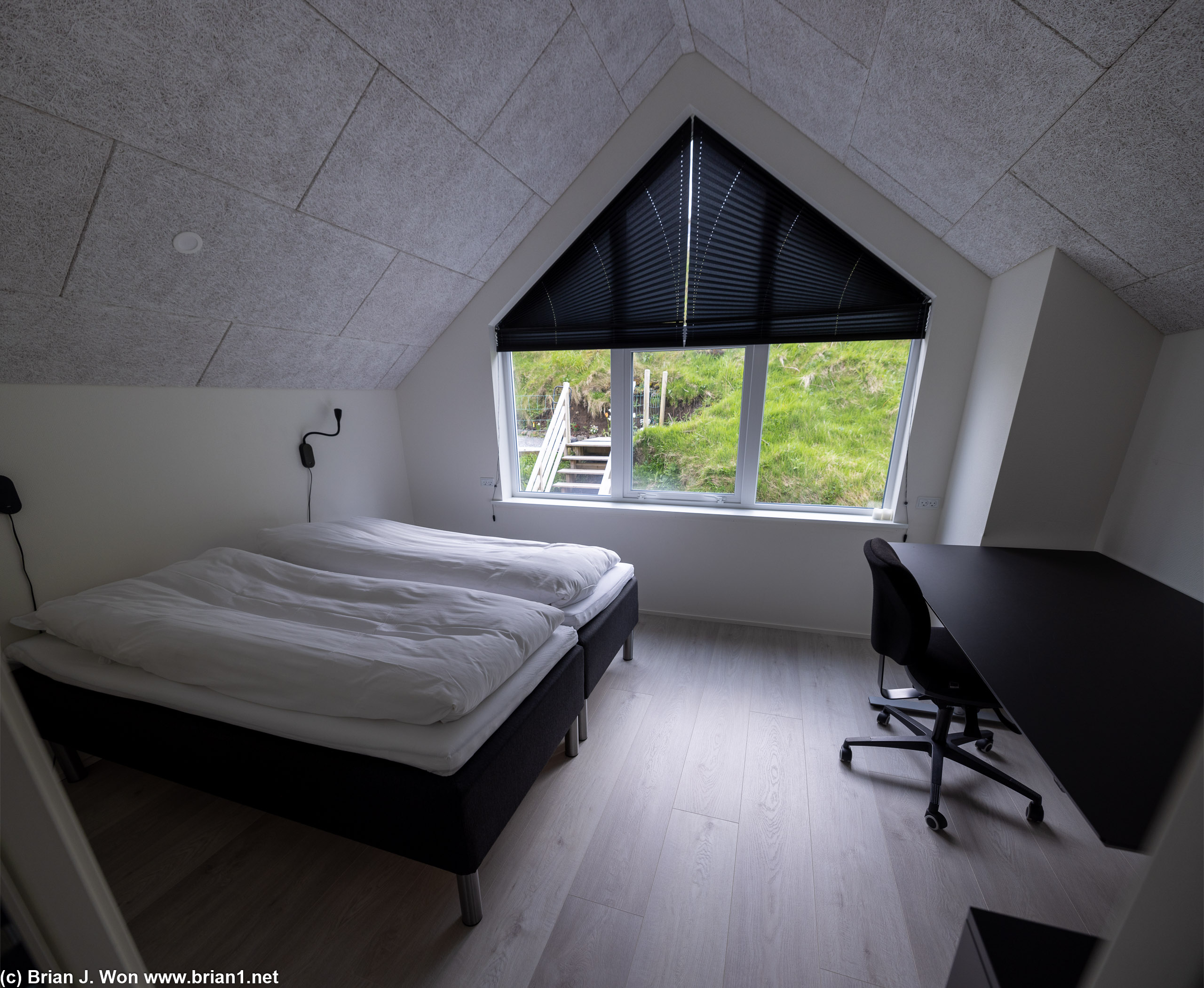 Second floor bedroom is much more spacious.