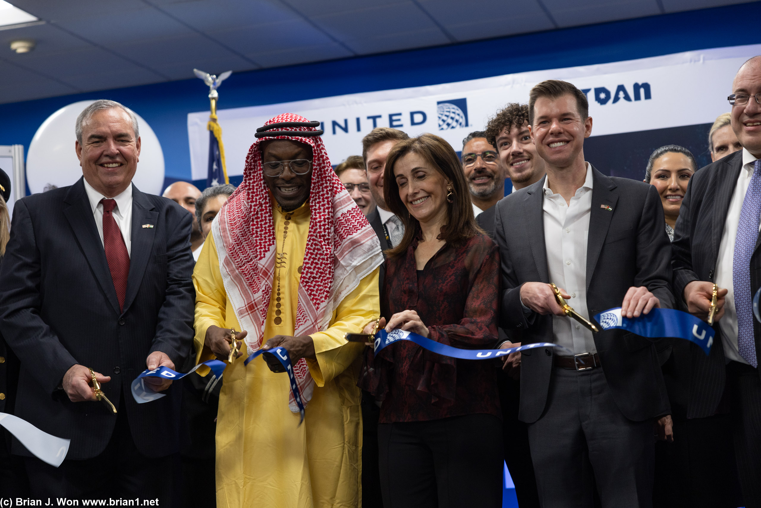 Ribbon cutting.