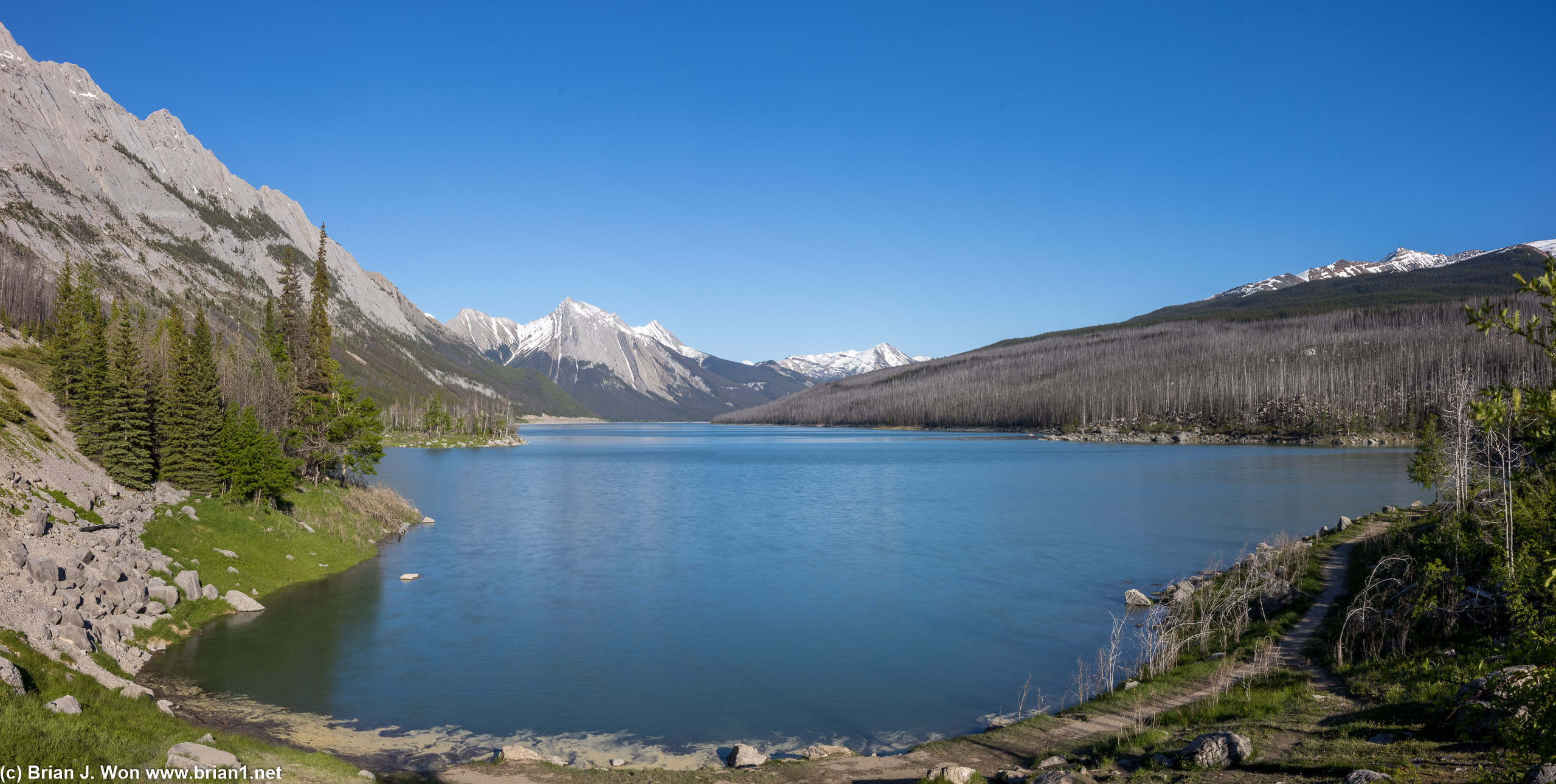 Medicine Lake is so much prettier in the sun.