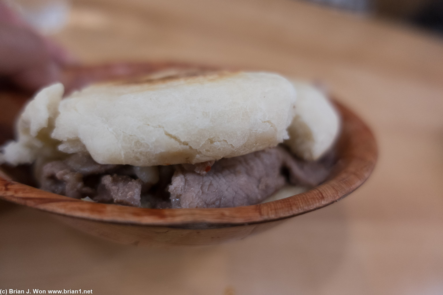 "Chinese burger."