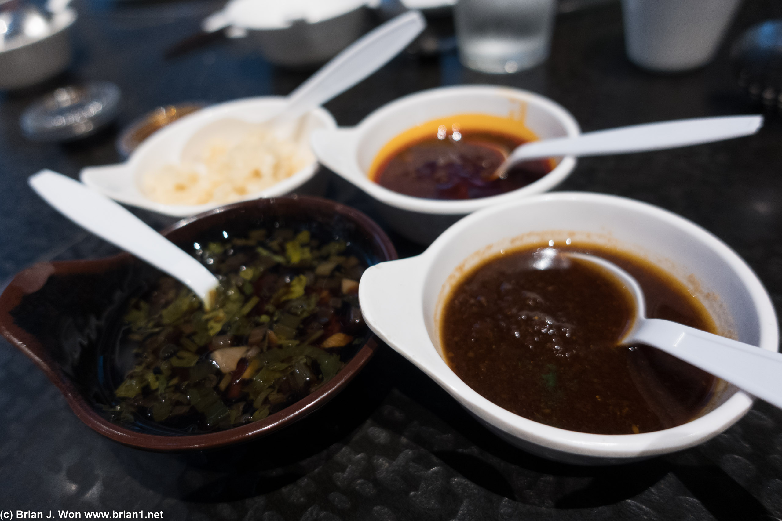 Sauces.