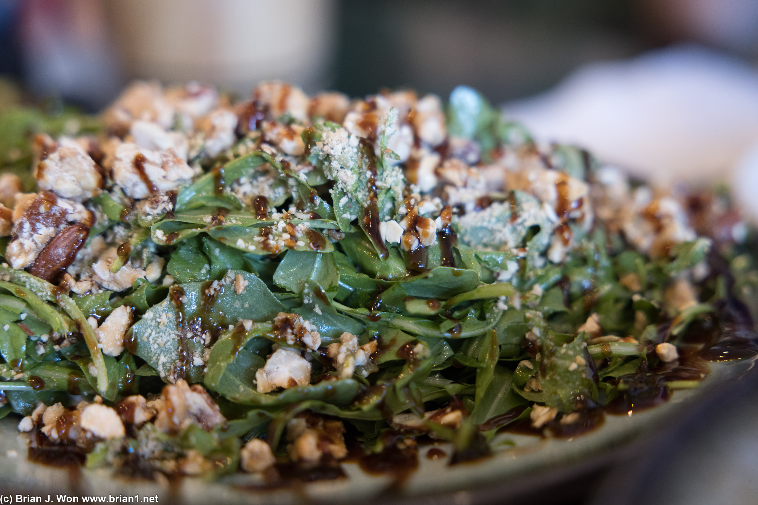 And the pear salad.