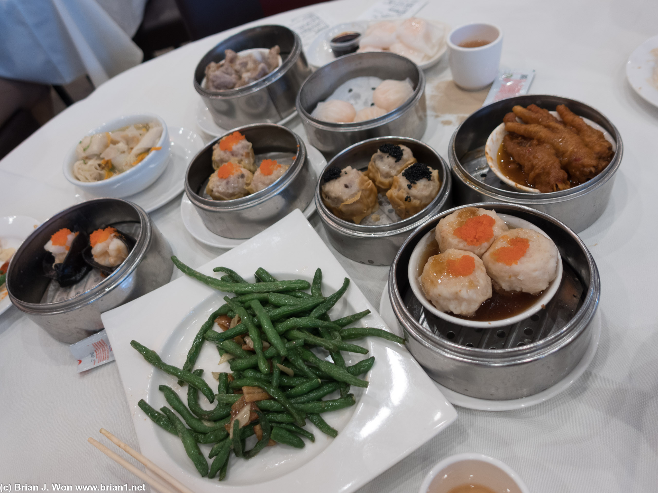 The spread.