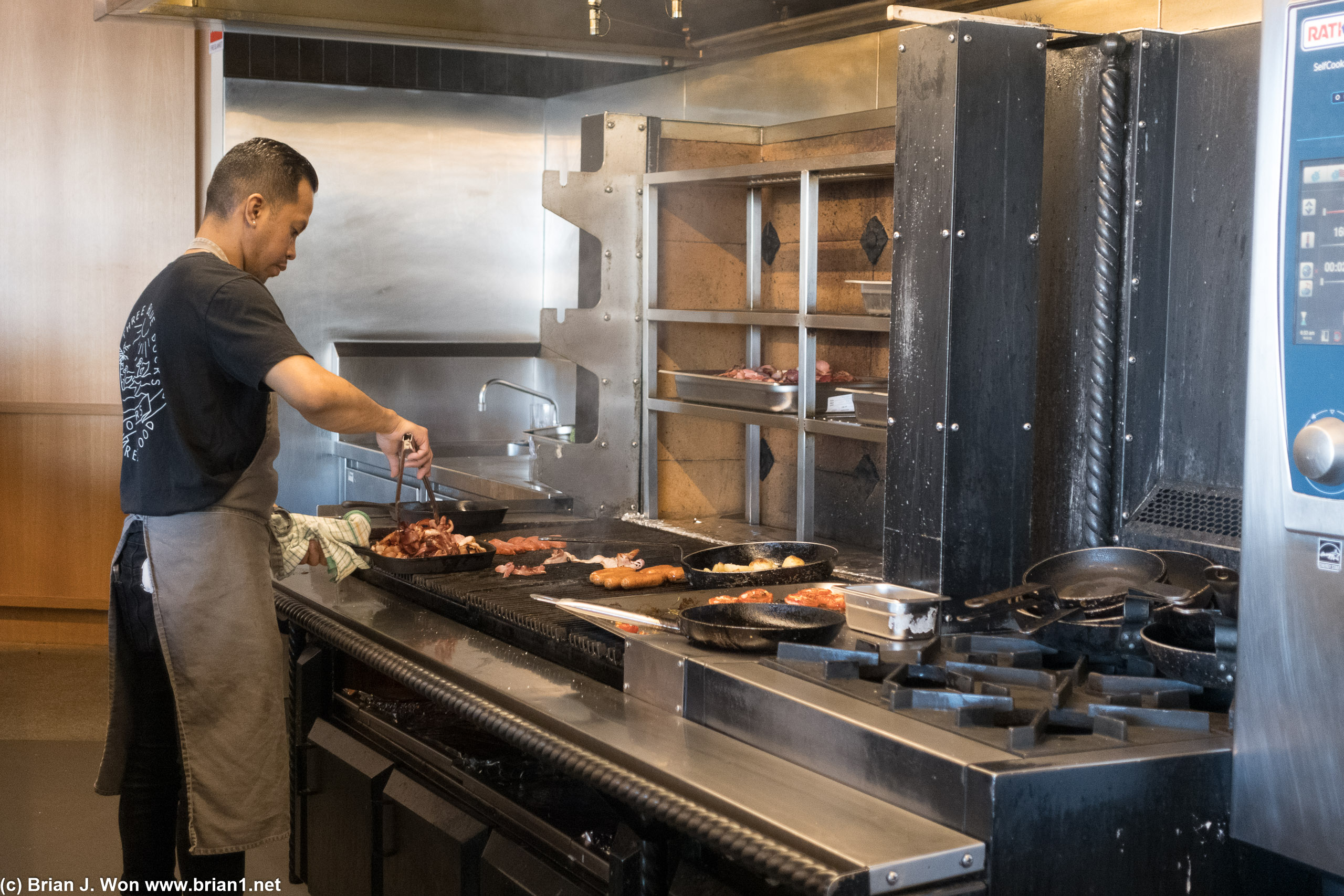 Chefs hard at work.