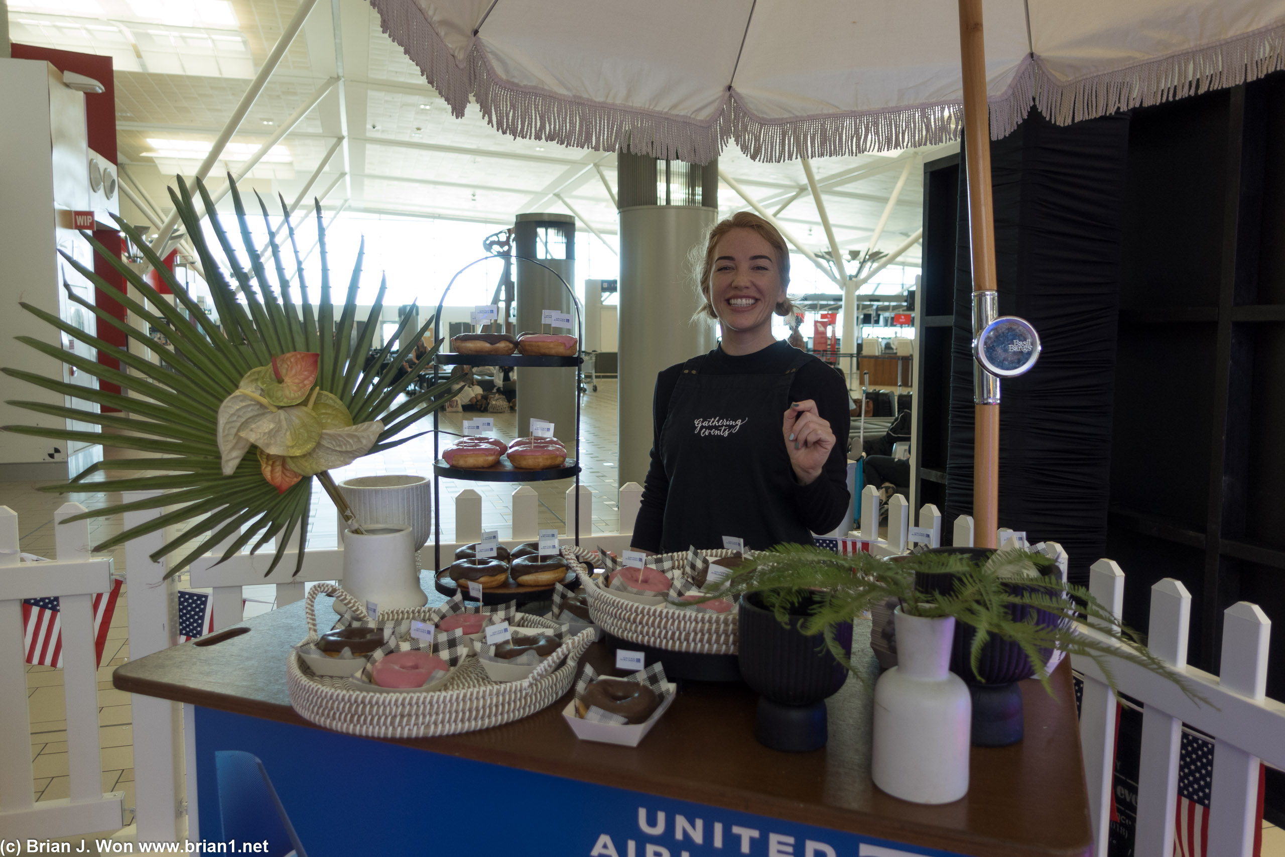 At least the catering crew was delightful.