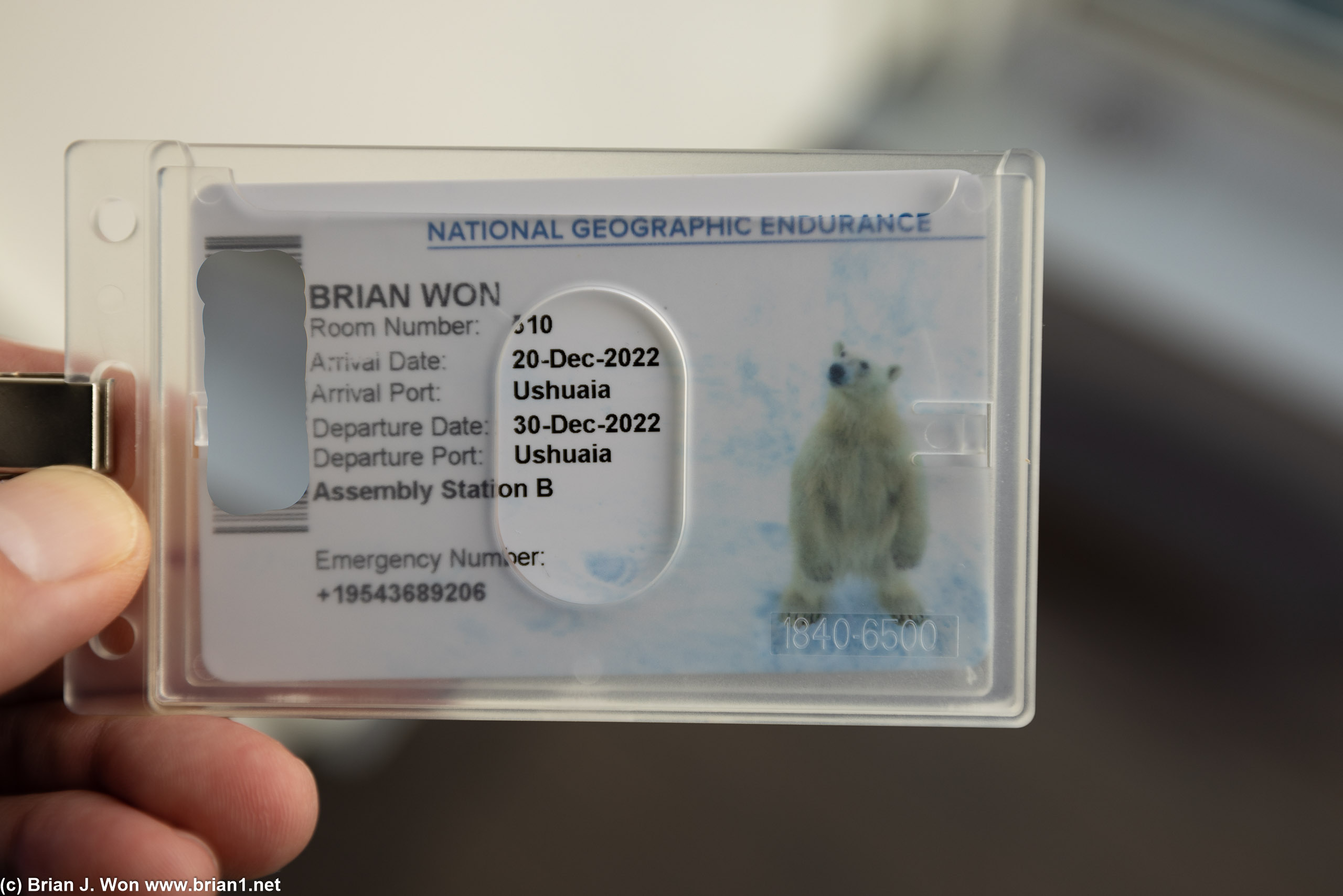 Don't lose this card.