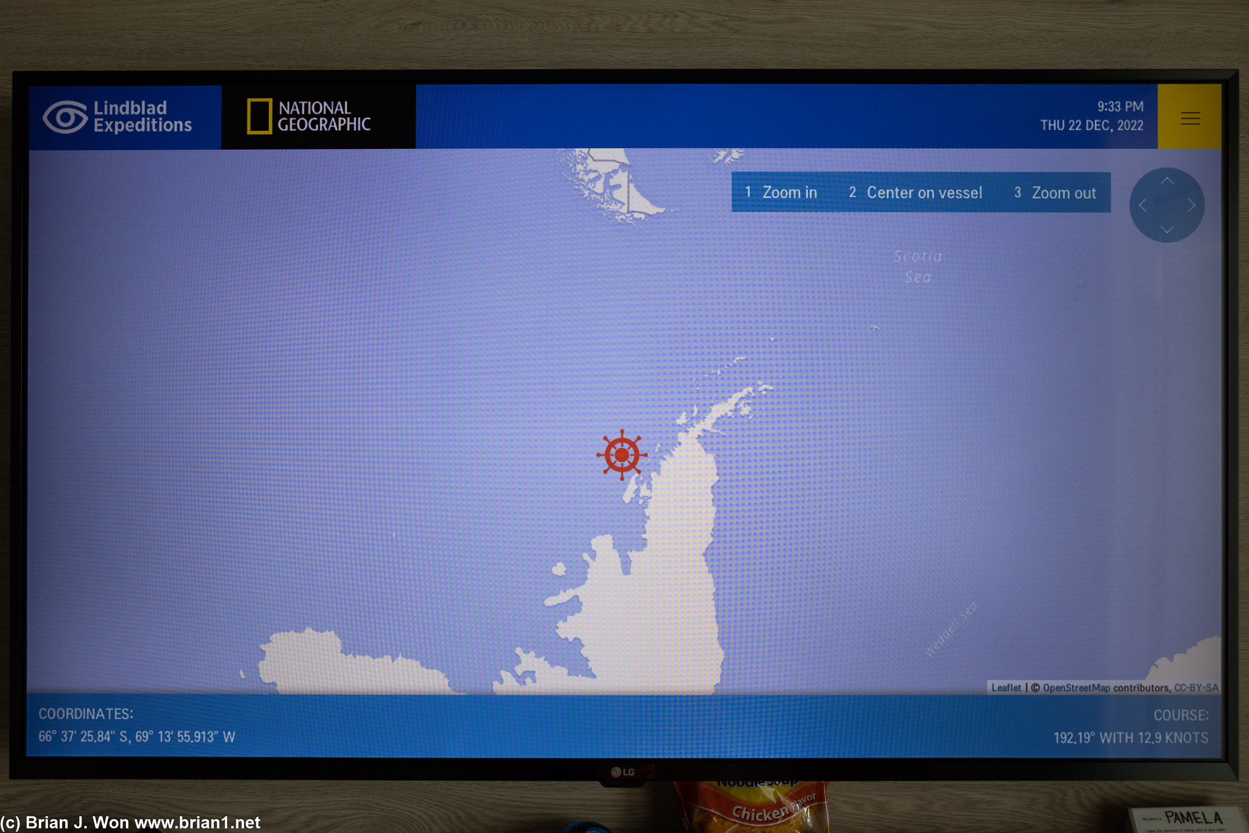 Heading even further south.