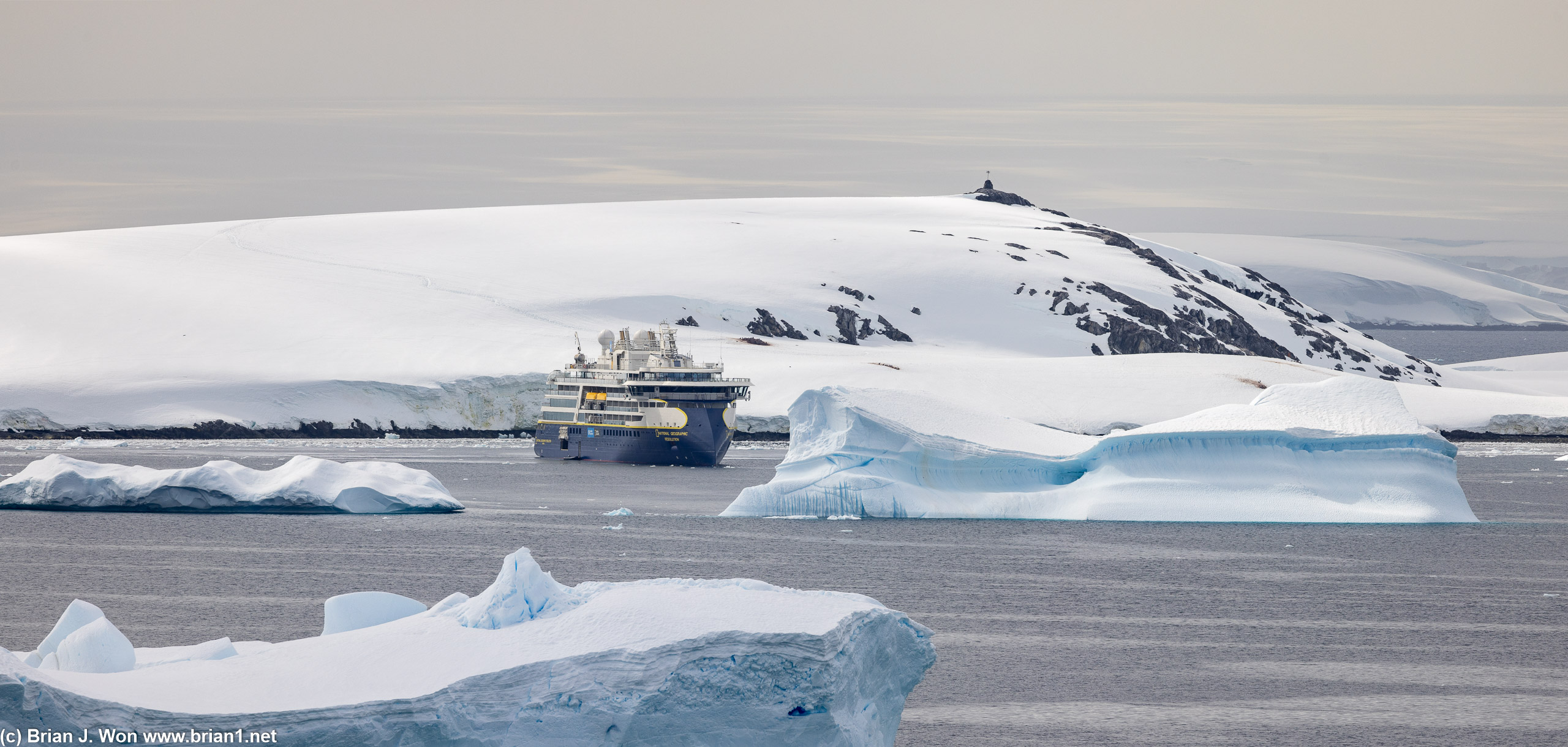 National Geographic Resolution, sister ship to the National Geographic Endurance, makes an appearance.