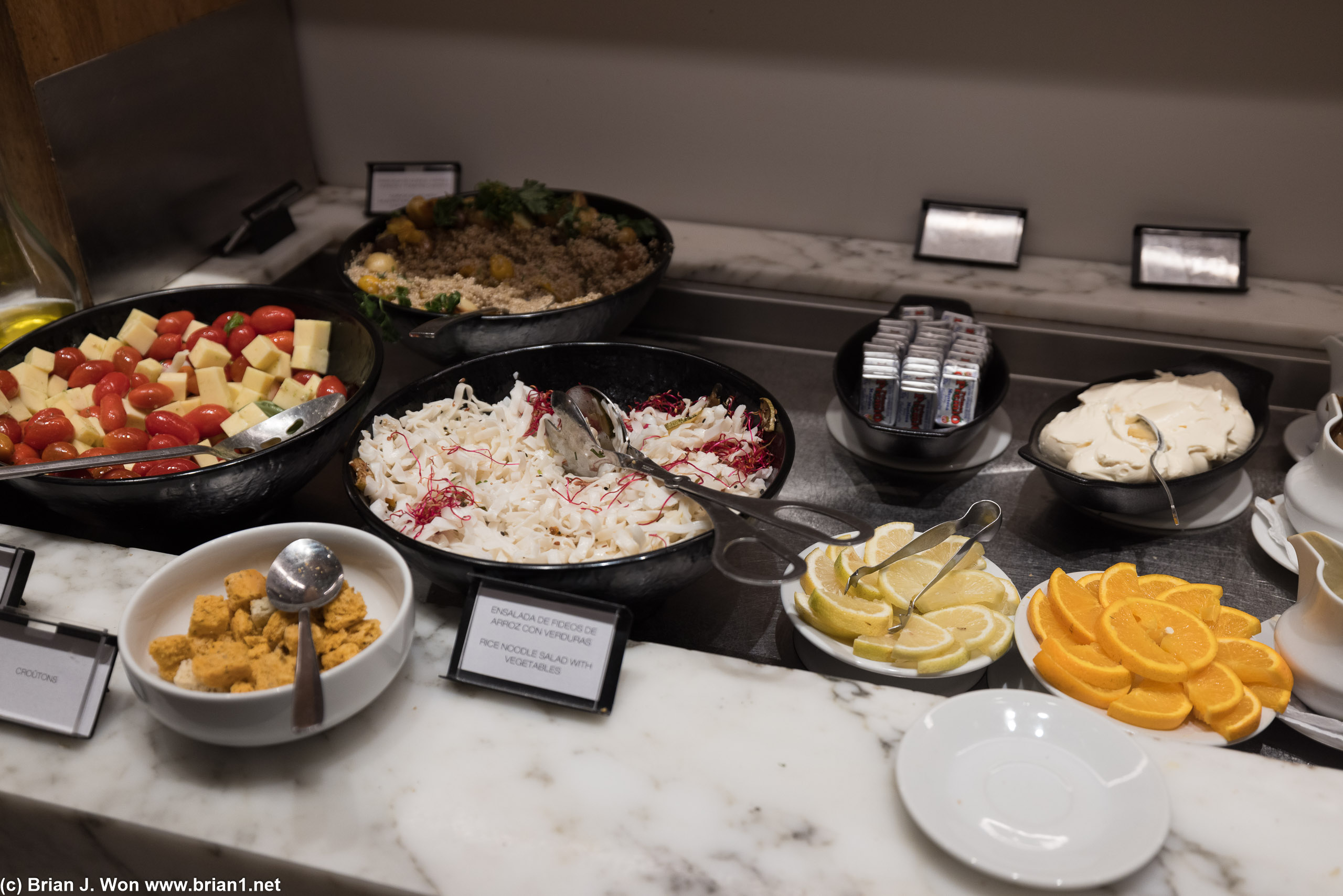 Food selection was meh.