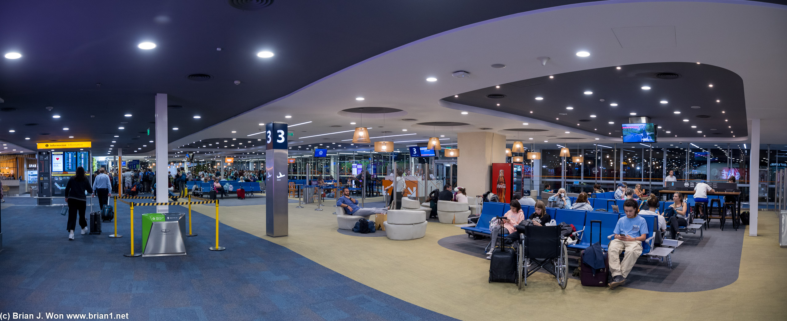 Boarding gates 9-12 are big and spacious. 1-3.... not so much.